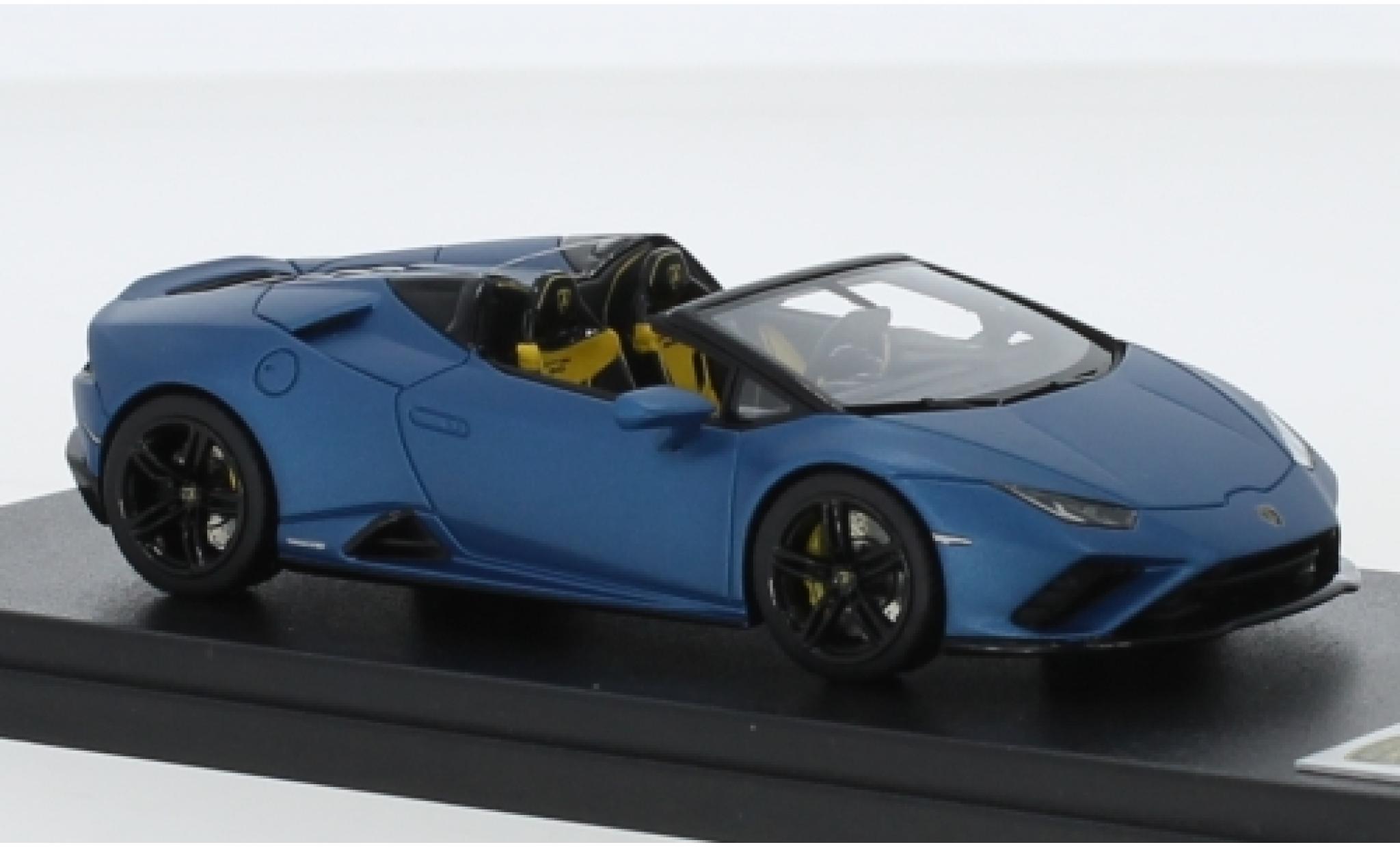 Lamborghini Huracan 1/43 Look Smart Evo RWD Spyder matt-blauw 2019 modelauto