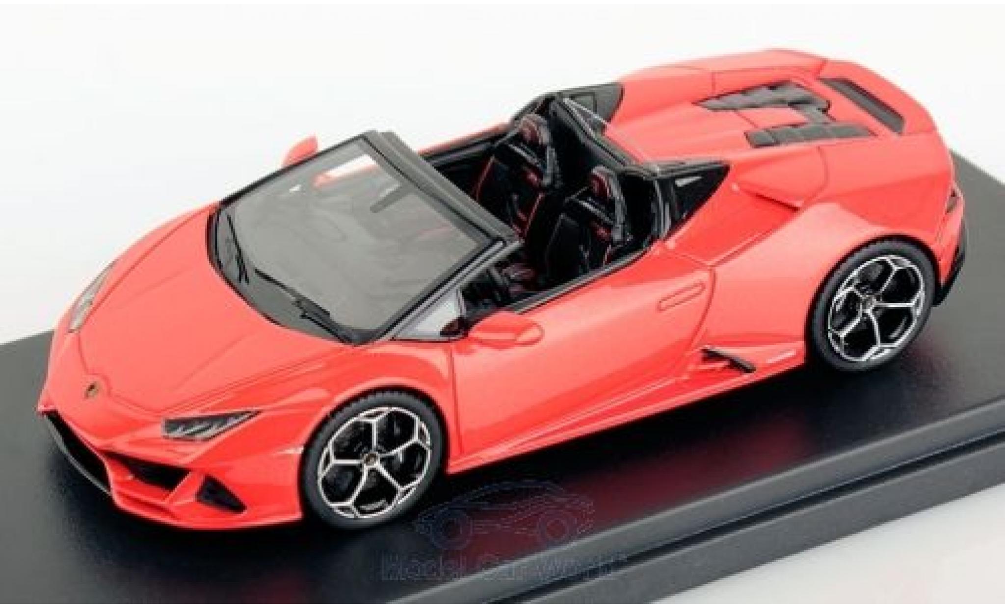 Lamborghini Huracan 1/43 Look Smart Evo Spyder metallic oranje 2019 modelauto