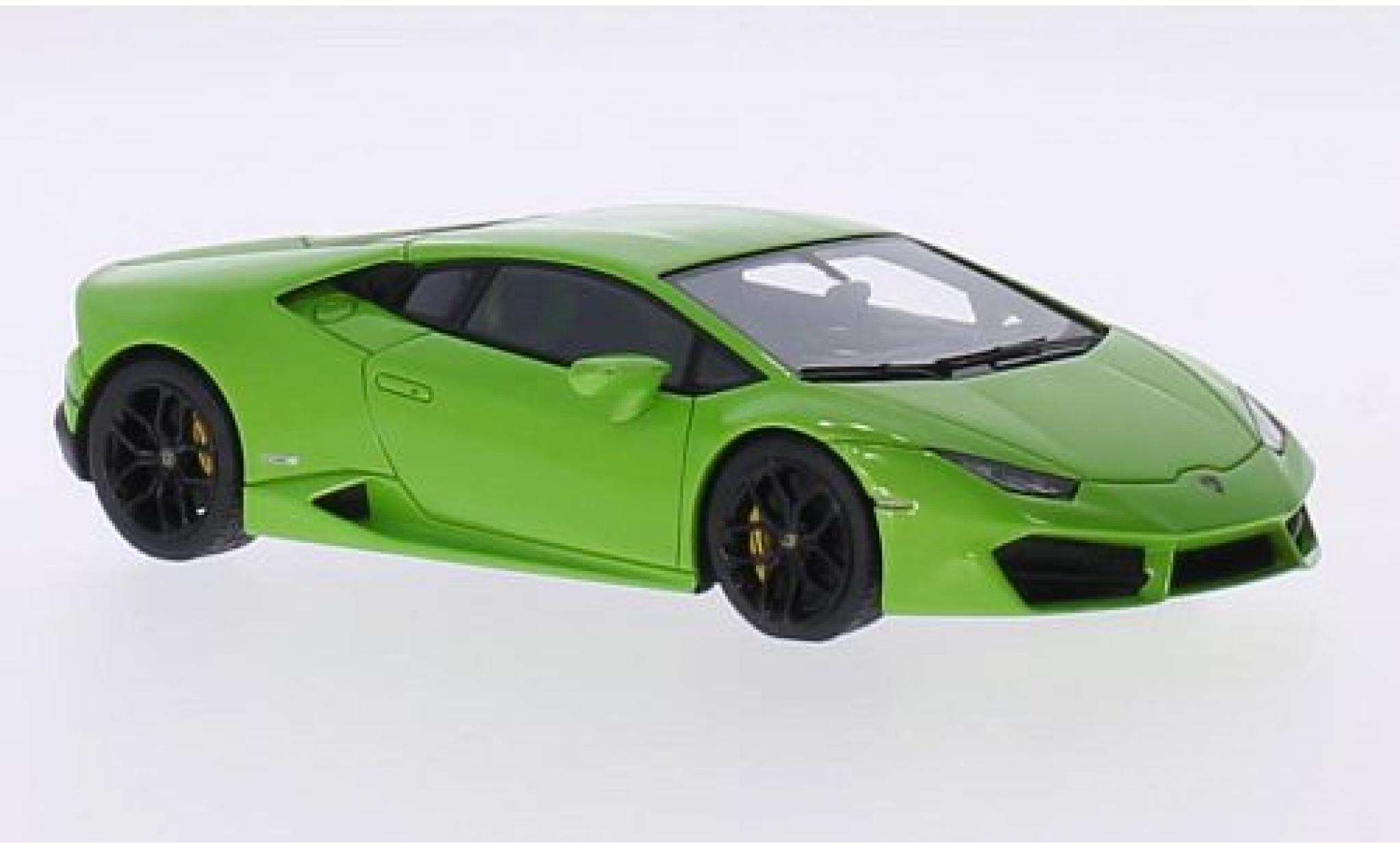 Lamborghini Huracan 1/43 Look Smart LP 580-2 metallic groen 2015 Los Angeles Motorshow modelauto