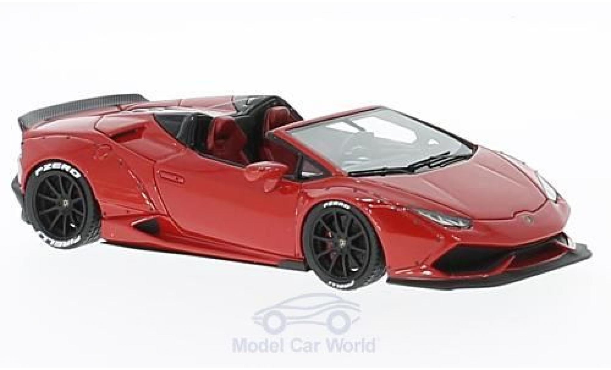 Lamborghini Huracan 1/43 Look Smart Spyder rood Aftermarket modelauto