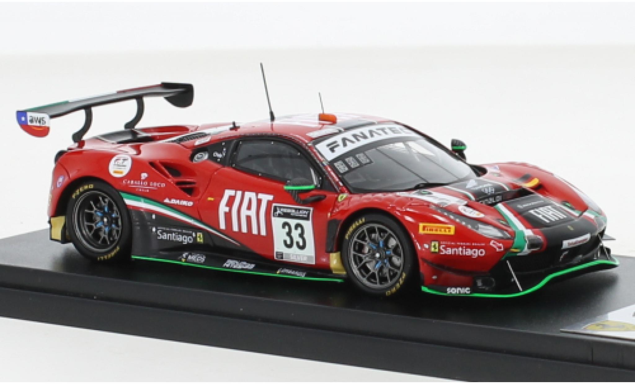Ferrari 488 1/43 Look Smart GT3 EVO No.33 Rinaldi Racing 24h Spa 2021 modelauto