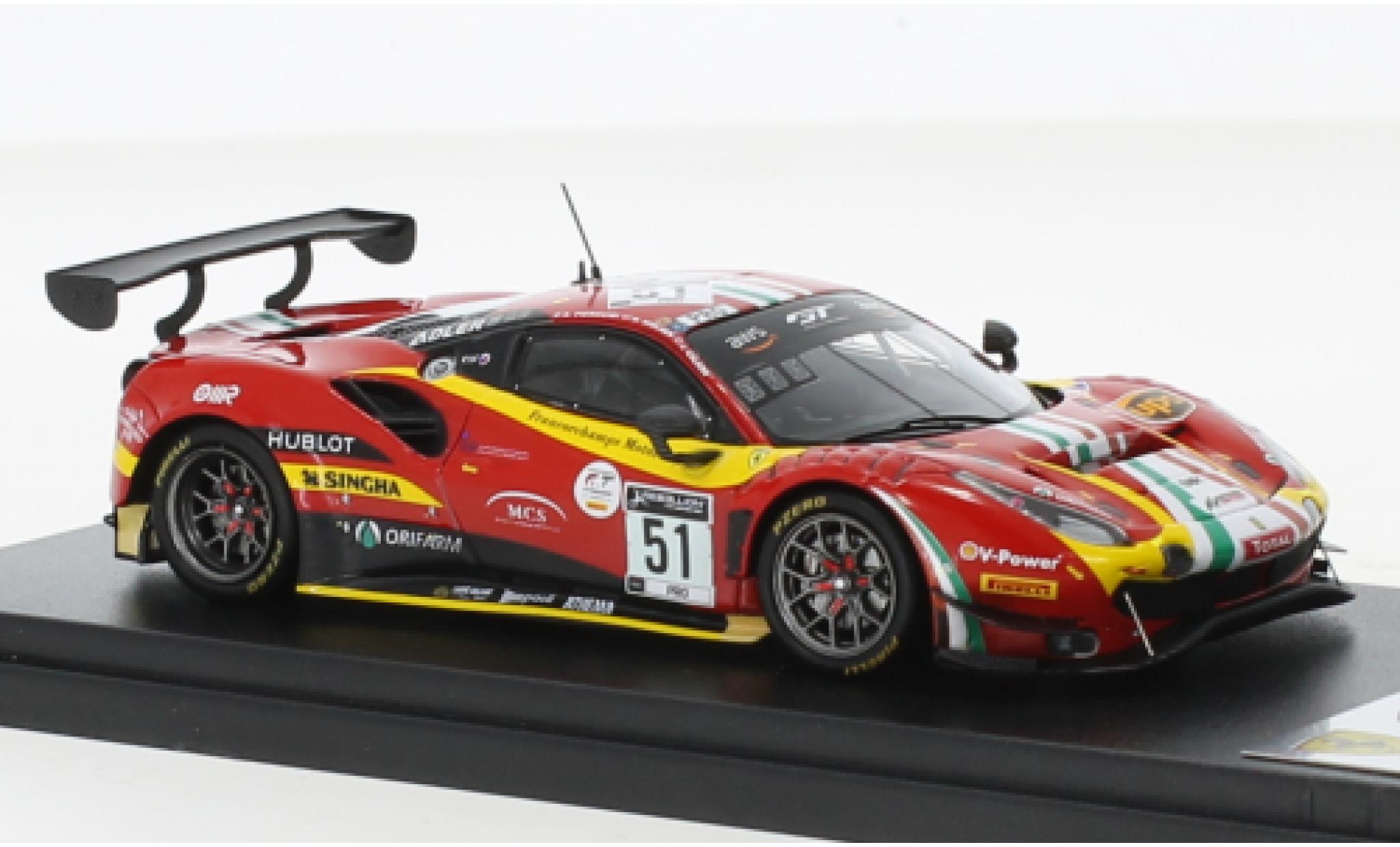Ferrari 488 1/43 Look Smart GT3 EVO No.51 AF Corse 24h Spa 2020 modelauto