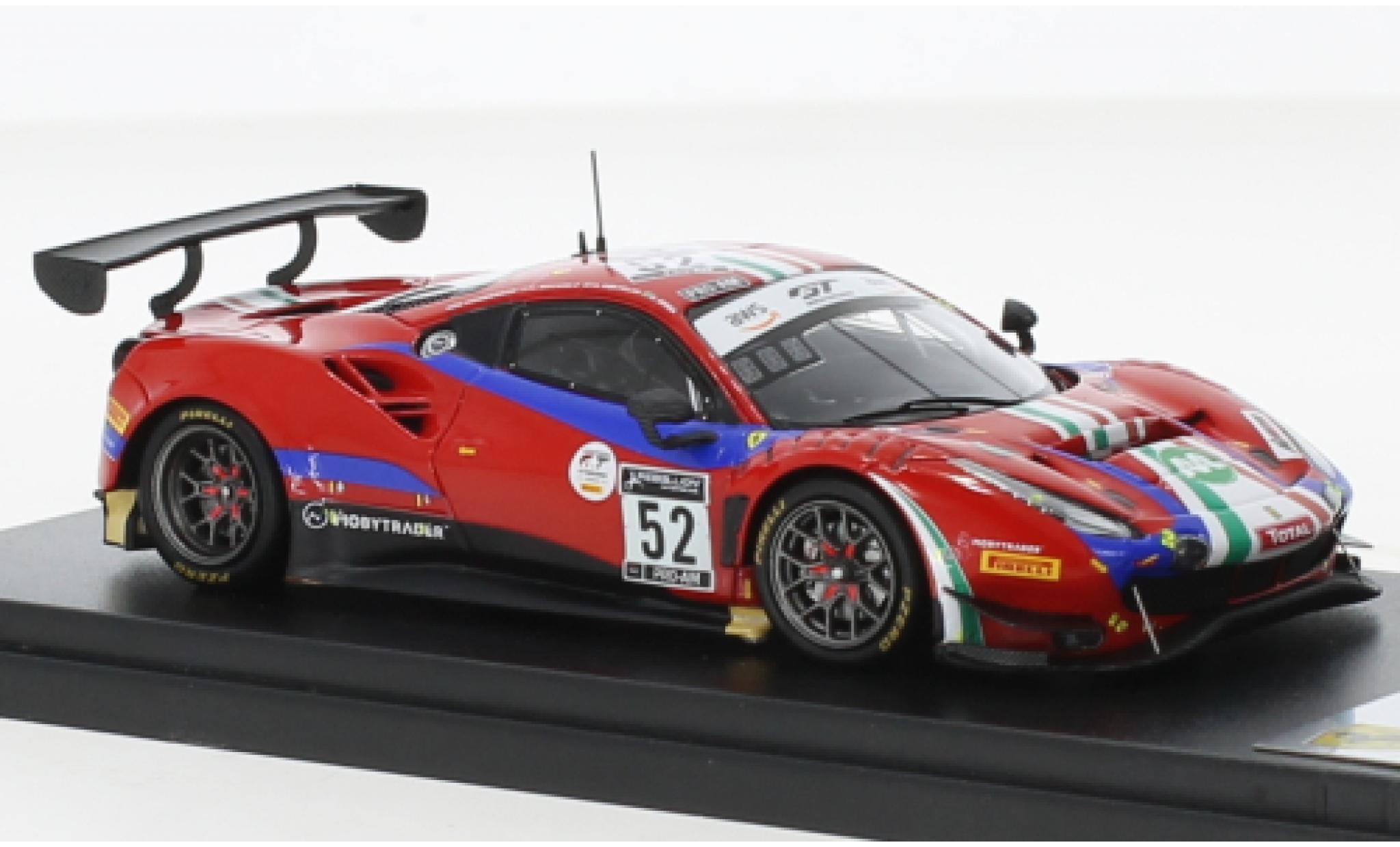Ferrari 488 1/43 Look Smart GT3 EVO No.52 AF Corse 24h Spa 2020 modelauto