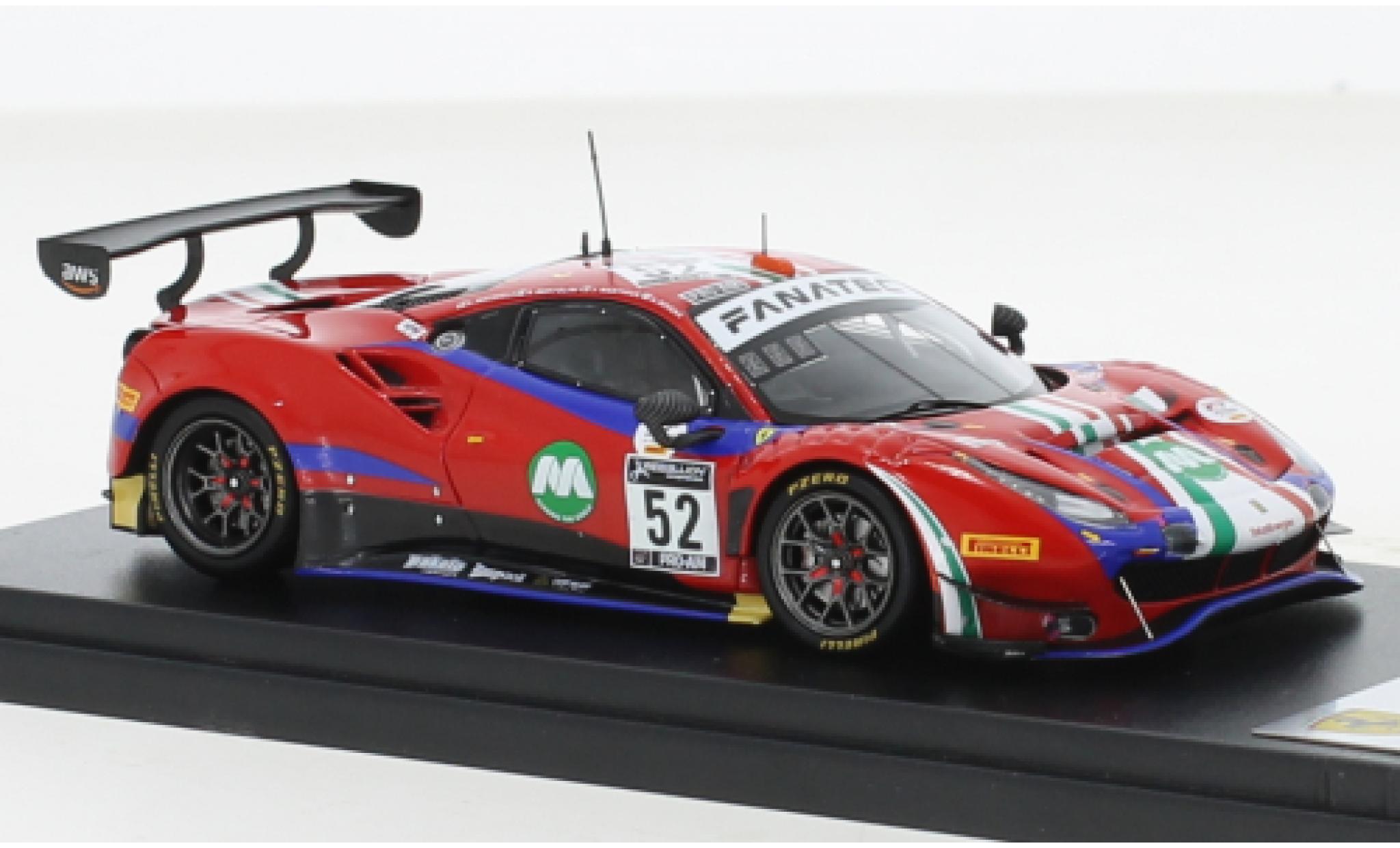 Ferrari 488 1/43 Look Smart GT3 EVO No.52 AF Corse 24h Spa 2021 modelauto