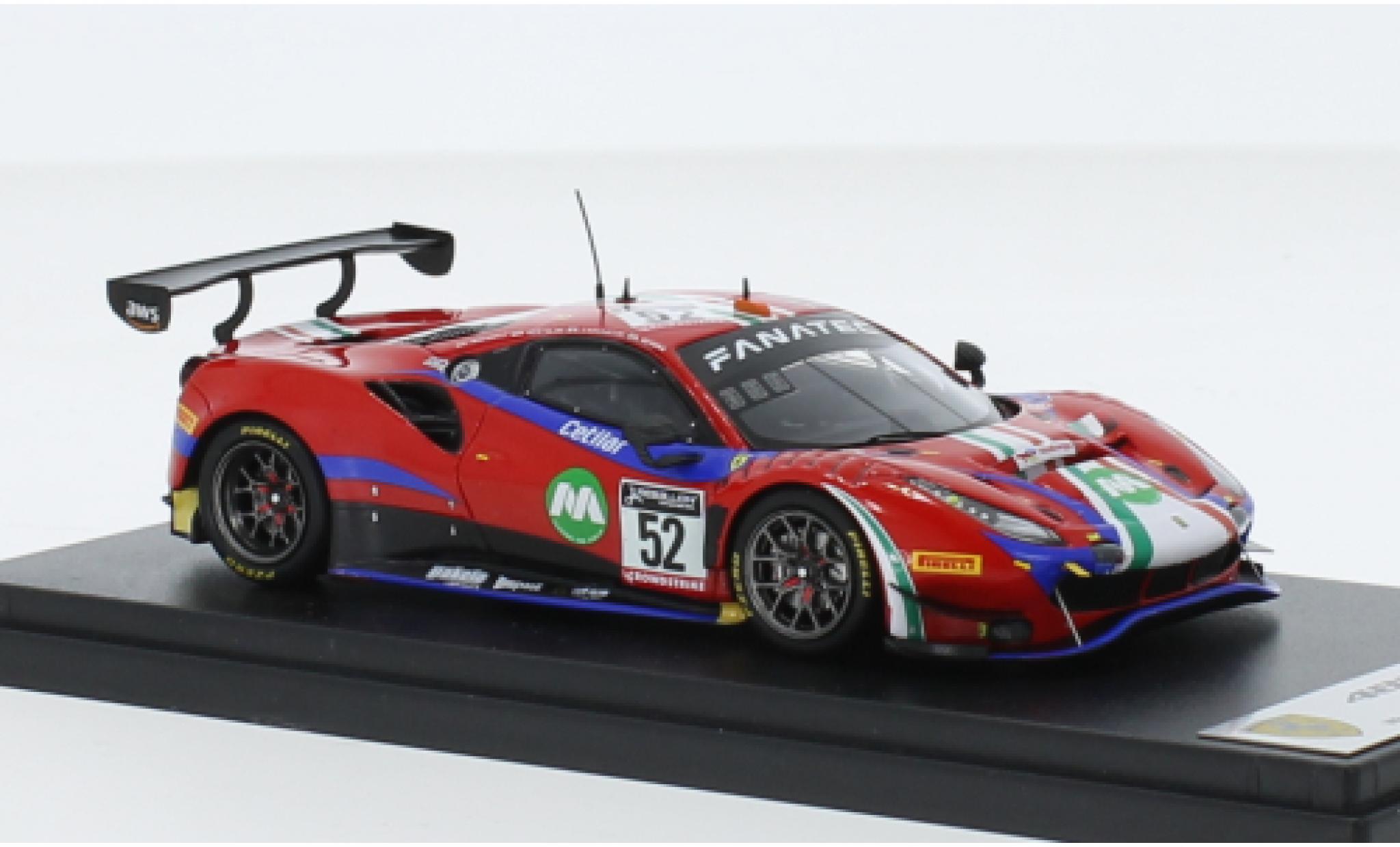 Ferrari 488 1/43 Look Smart GT3 EVO No.52 AF Corse 24h Spa 2022 modelauto