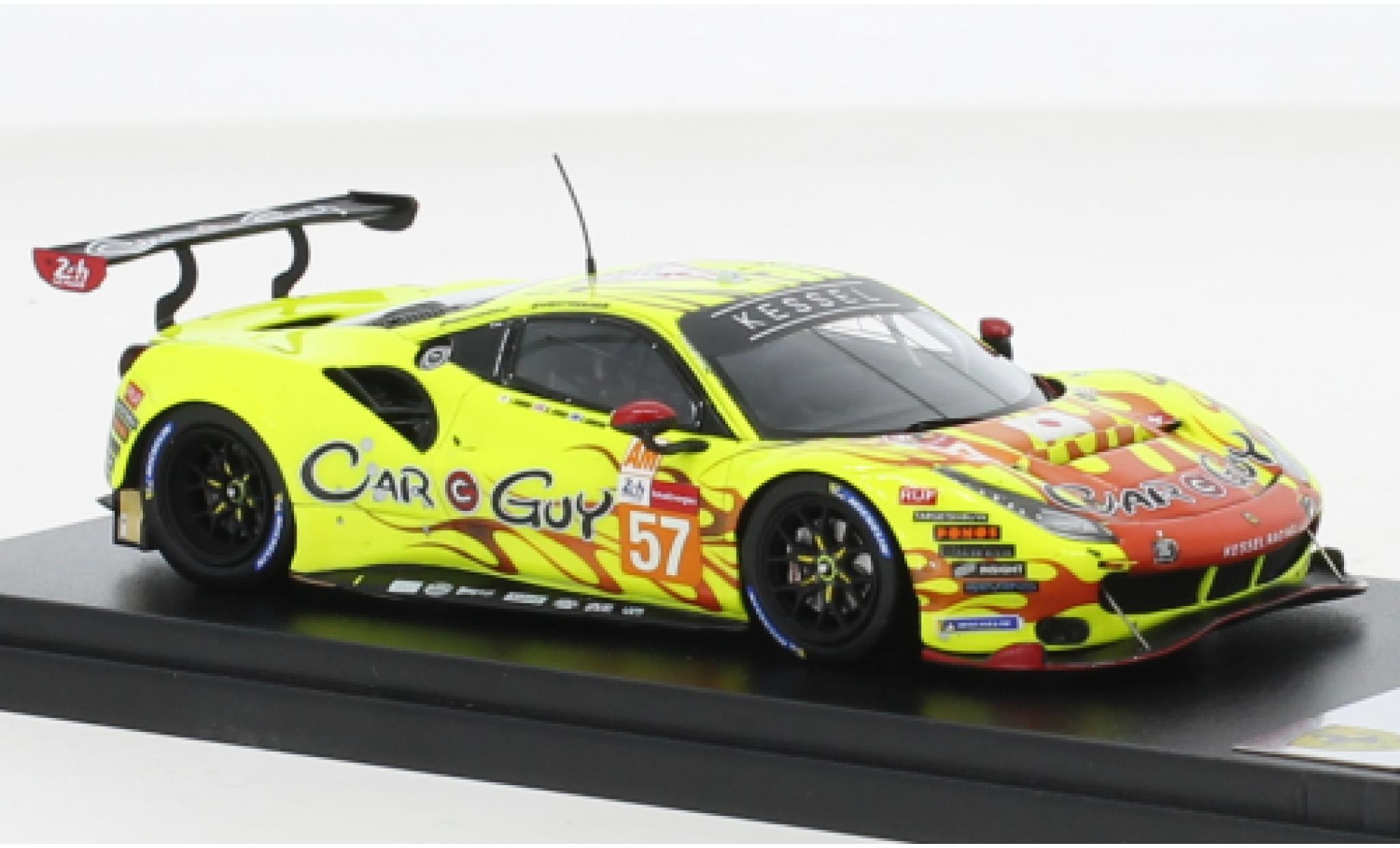 Ferrari 488 1/18 Look Smart GTE EVO No.57 Kessel Racing 24h Le Mans 2021 modelauto