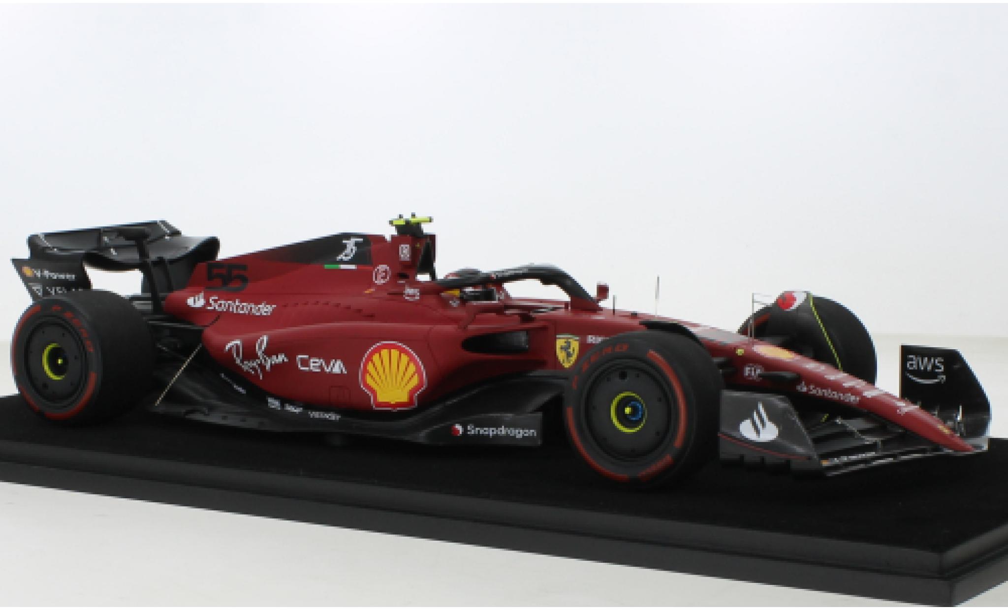 Ferrari F1 1/43 Look Smart -75 No.55 Scuderia Formel 1 GP Bahrain 2022 modelauto