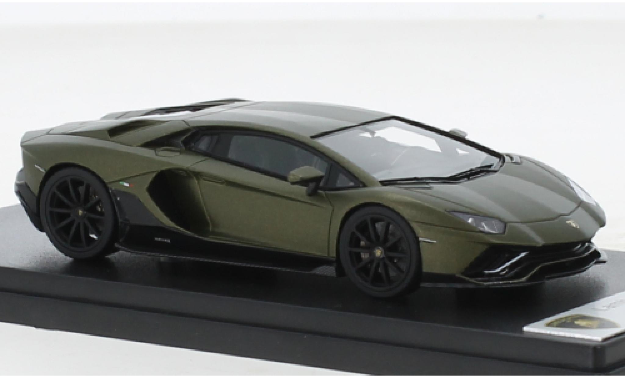 Lamborghini Aventador 1/43 Look Smart Ultimae metallic oliv 2021 modelauto