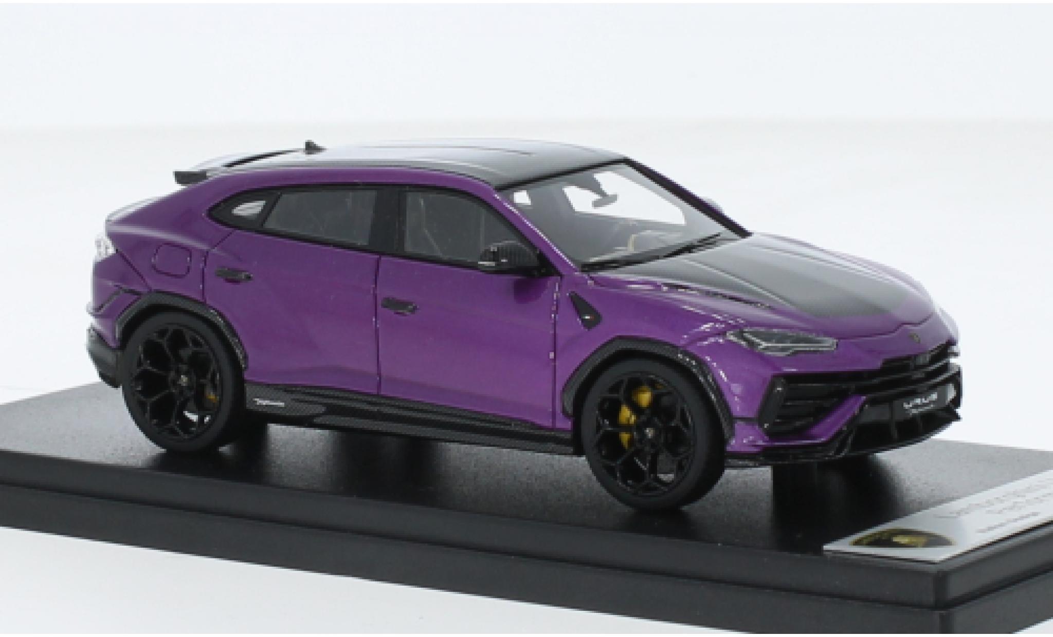 Lamborghini Urus 1/43 Look Smart Performante metallic paars/carbon 2022 modelauto