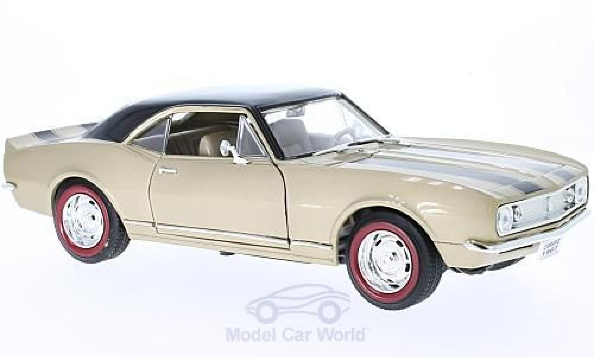 Chevrolet Camaro Z28 1/18 Lucky Die Cast Z28 gold/zwart 1967 modelauto
