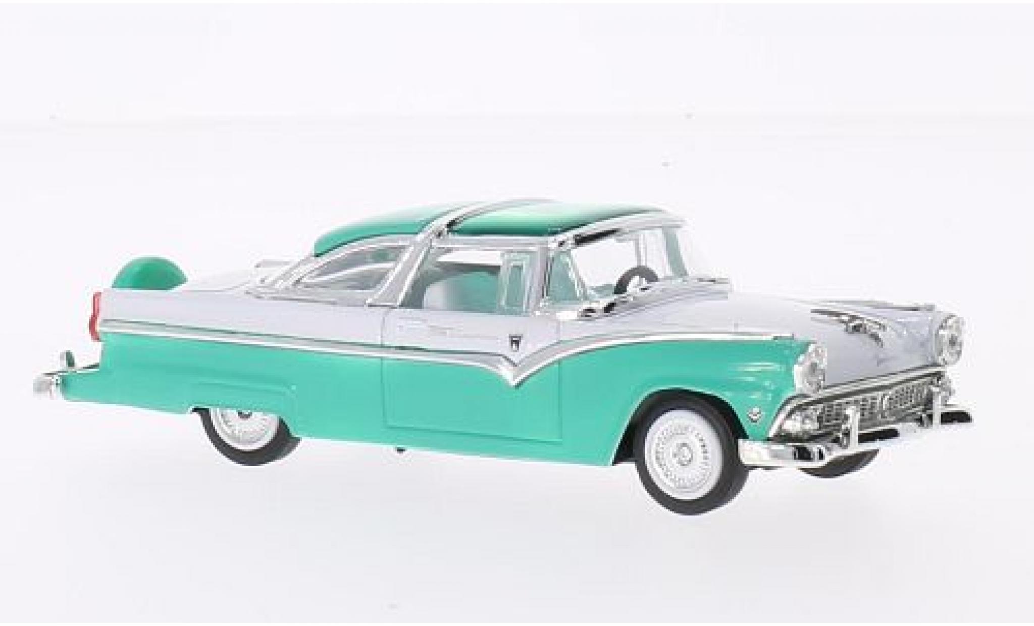 Ford Crown 1/43 Lucky Die Cast Victoria groen/wit 1955 sans Vitrine modelauto