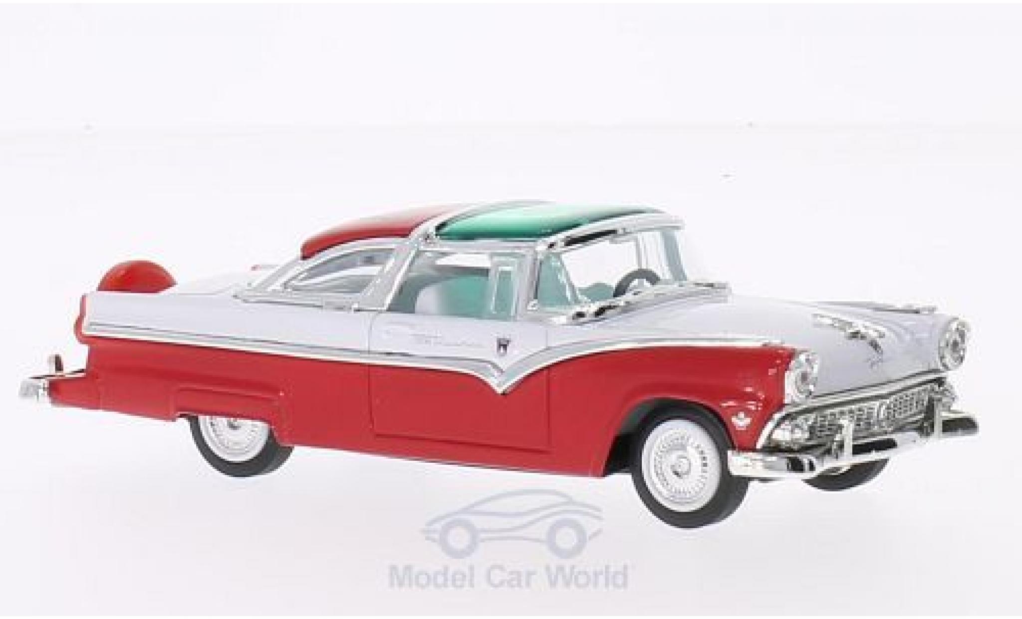 Ford Crown 1/43 Lucky Die Cast Victoria rood/wit 1955 ohne Vitrine modelauto