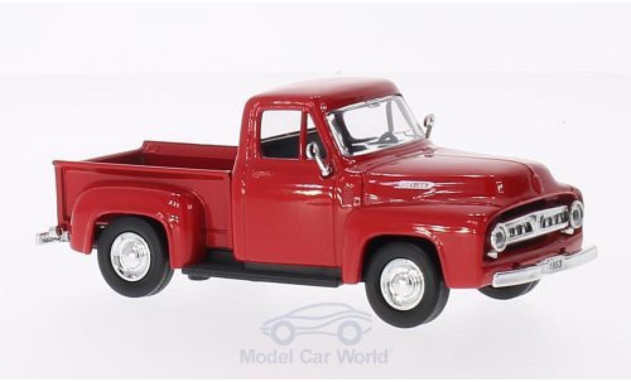 Ford F-1 1/43 Lucky Die Cast 00 Pick Up rood 1953 ohne Vitrine modelauto