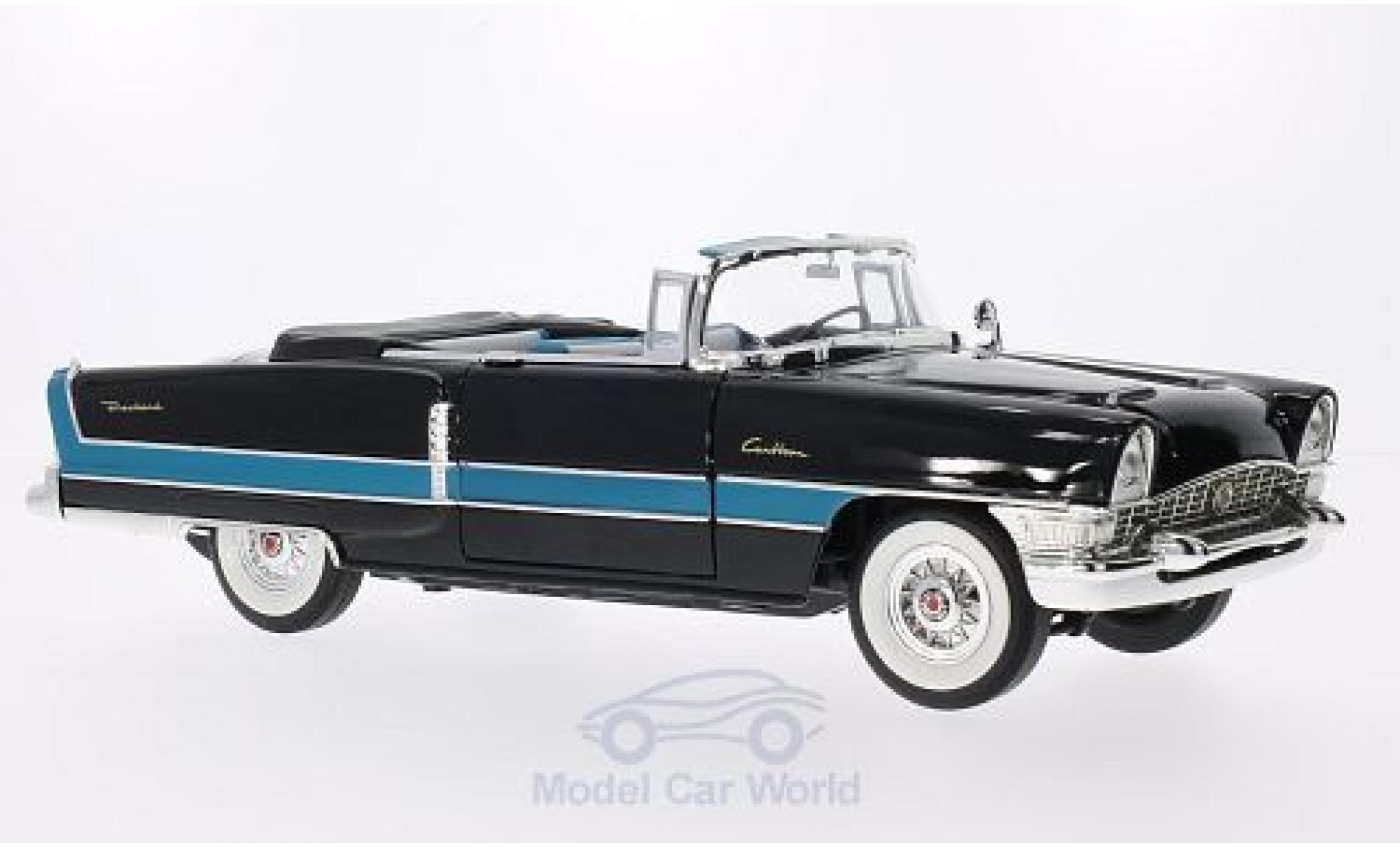 Packard Caribbean 1/18 Lucky Die Cast (Cabriolet) zwart/blauw 1955 modelauto