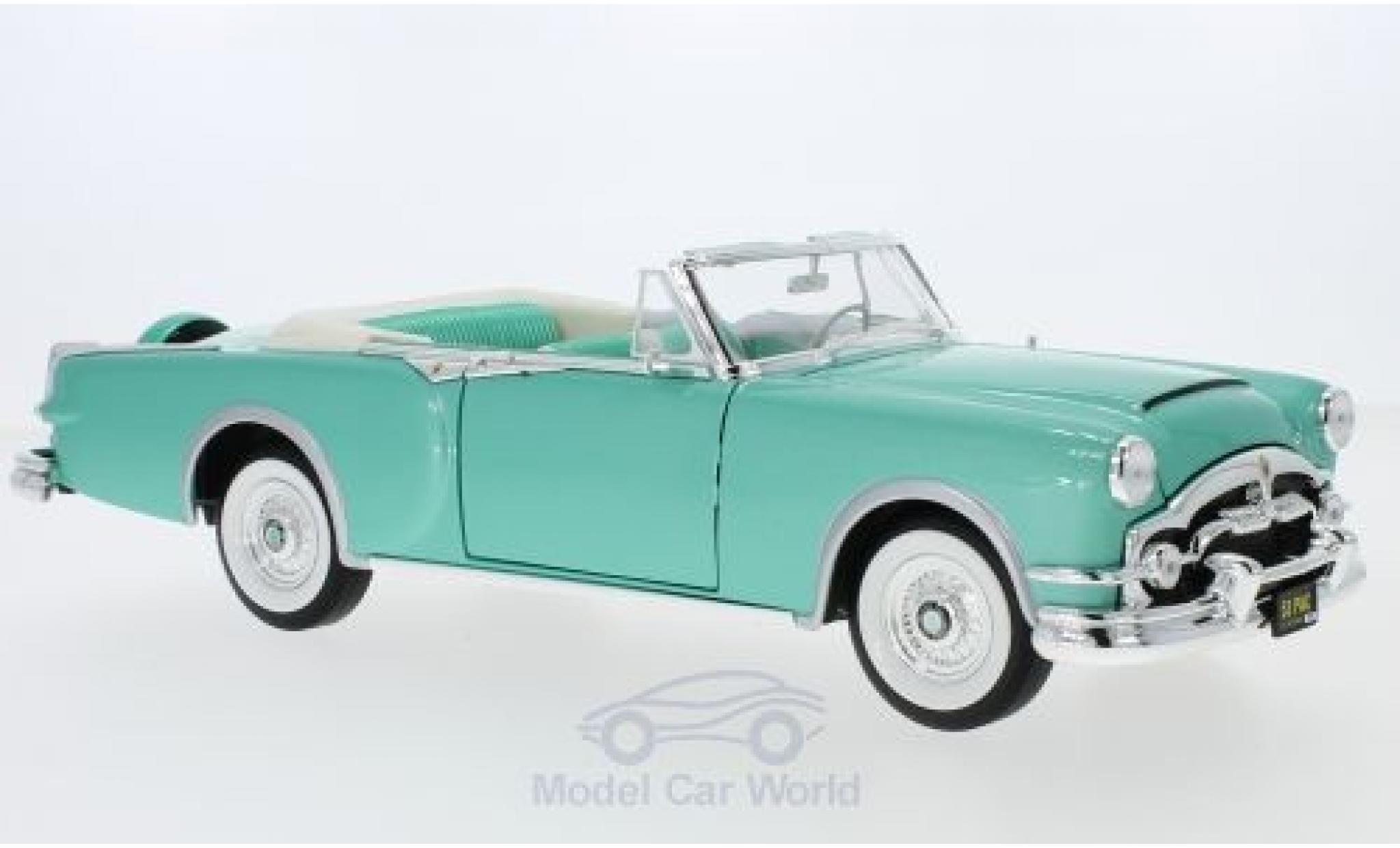 Packard Caribbean 1/18 Lucky Die Cast metallic groen 1953 modelauto