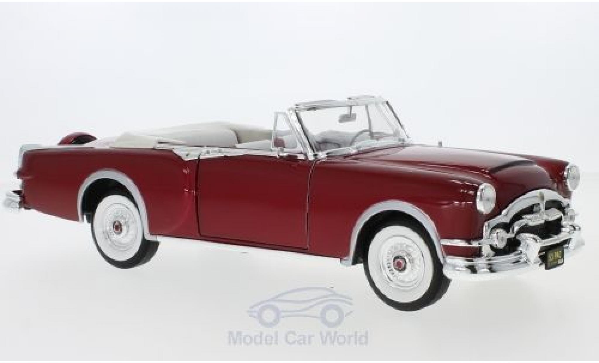 Packard Caribbean 1/18 Lucky Die Cast metallic rood 1953 modelauto