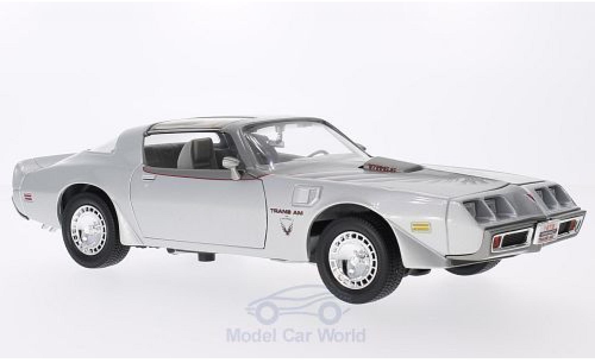 Pontiac Firebird 1979 1/18 Lucky Die Cast Trans Am grijs/Dekor 1979 modelauto