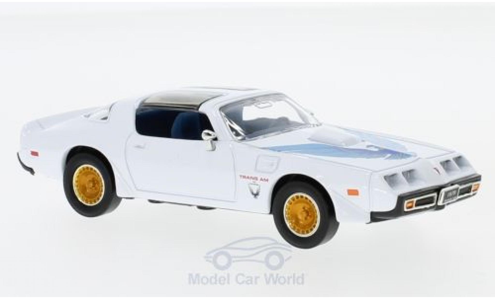 Pontiac Firebird 1979 1/43 Lucky Die Cast Trans Am wit/Dekor 1979 modelauto