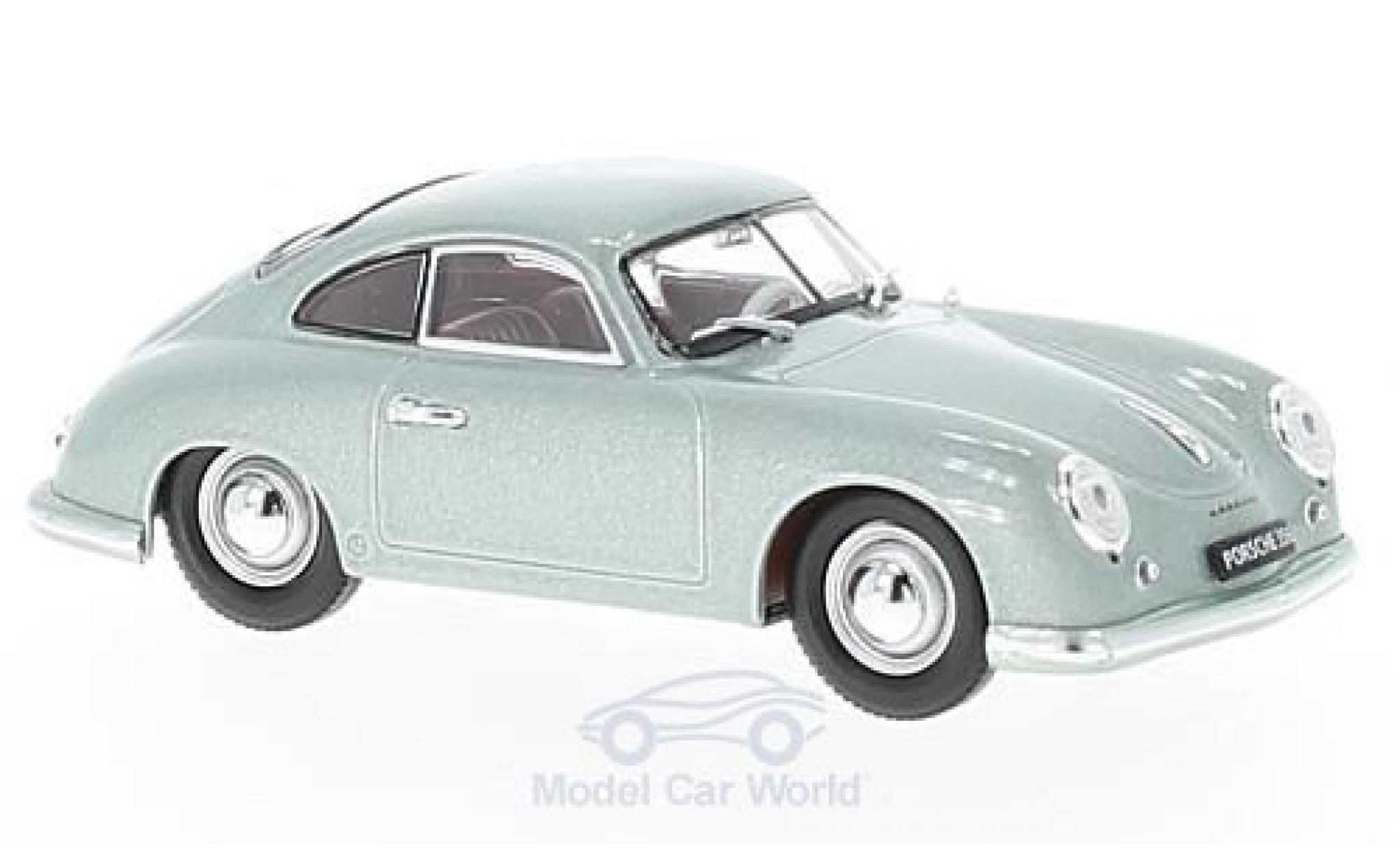 Porsche 356 A 1/43 Lucky Die Cast metallic grijs 1951 modelauto