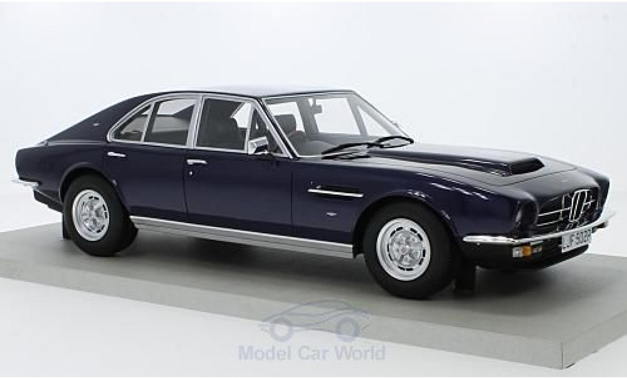 Aston Martin Lagonda 1/18 Lucky Step Models blauw 1974 modelauto