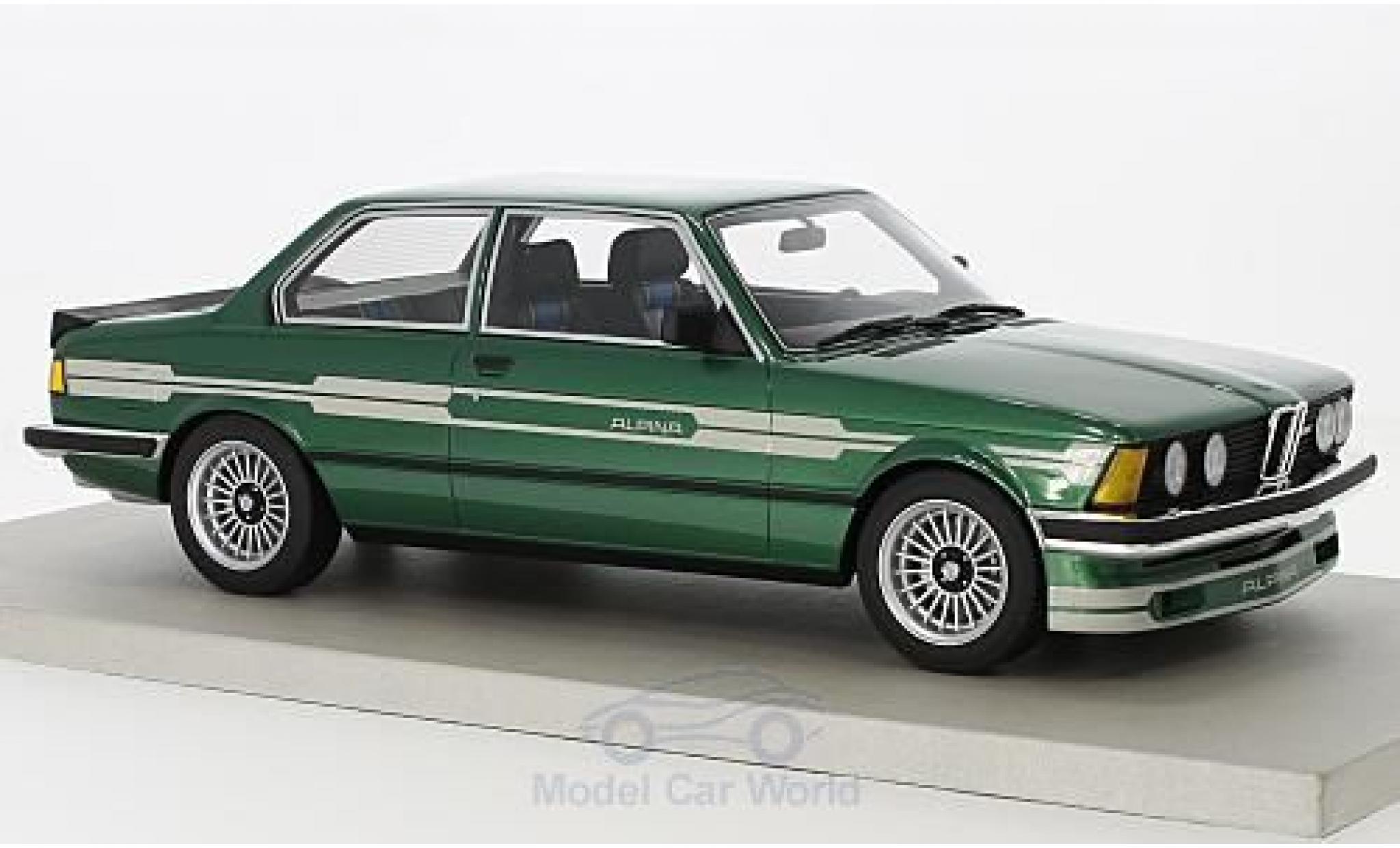 Bmw 323 1/18 Lucky Step Models Alpina C1 2.3 metallic groen/grijs 1983 modelauto
