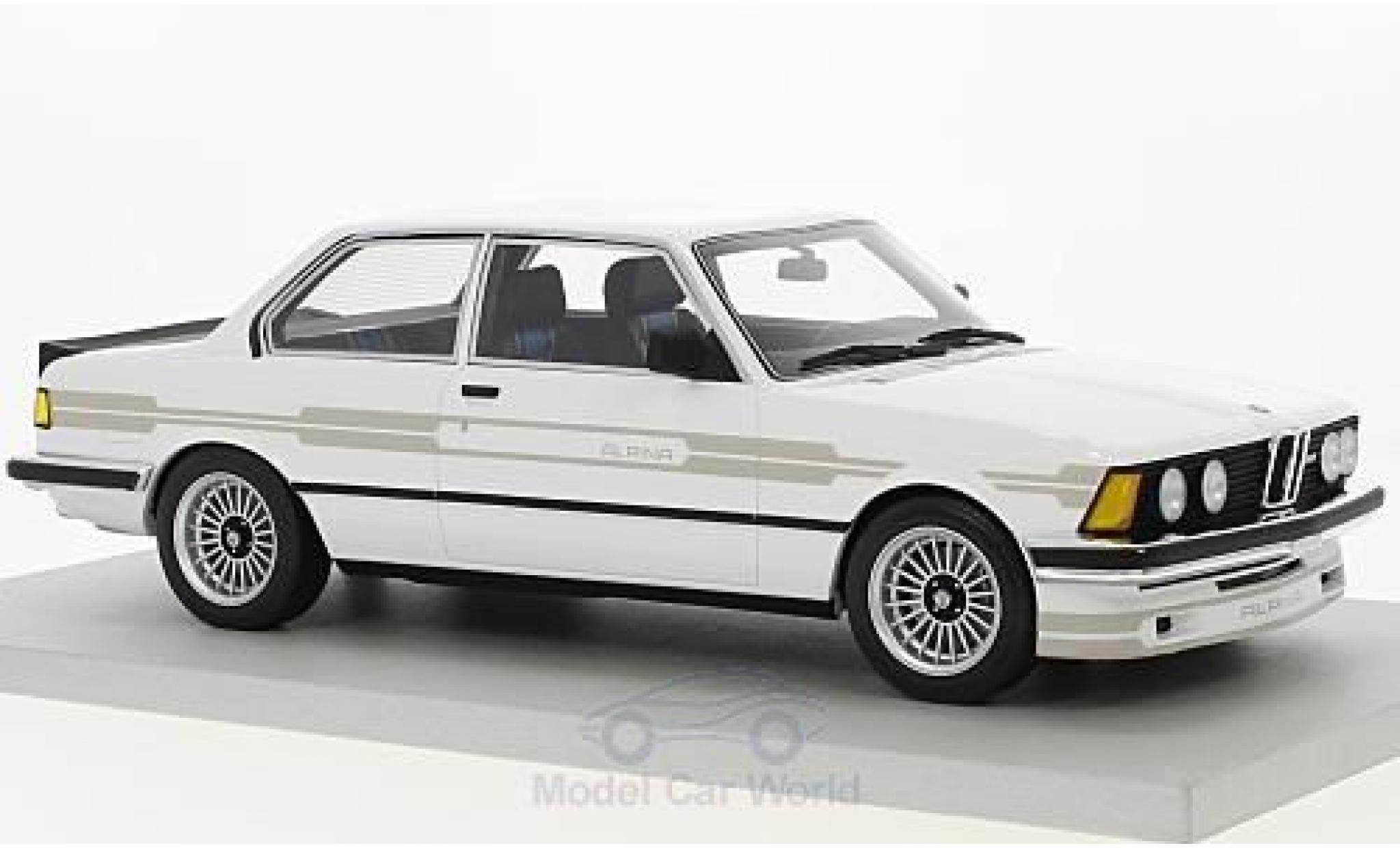 Bmw 323 1/18 Lucky Step Models Alpina wit 1983 modelauto
