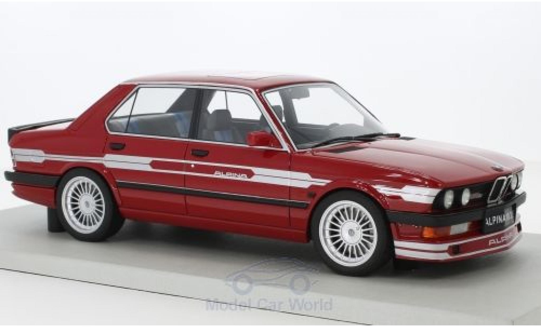 Bmw Alpina 1/18 Lucky Step Models B10 3.5 rood modelauto
