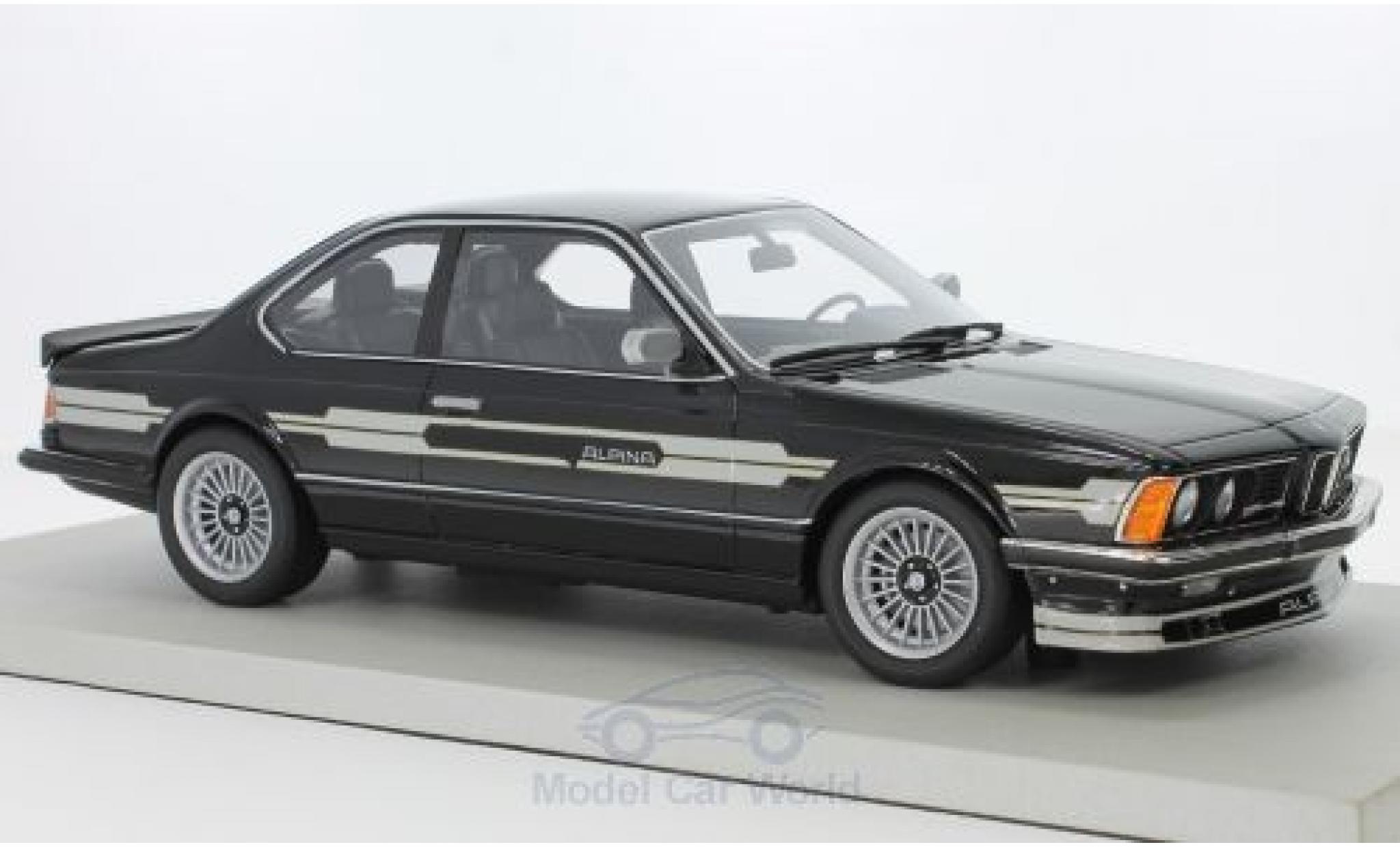 Bmw Alpina 1/18 Lucky Step Models B7 Turbo Coupe zwart modelauto