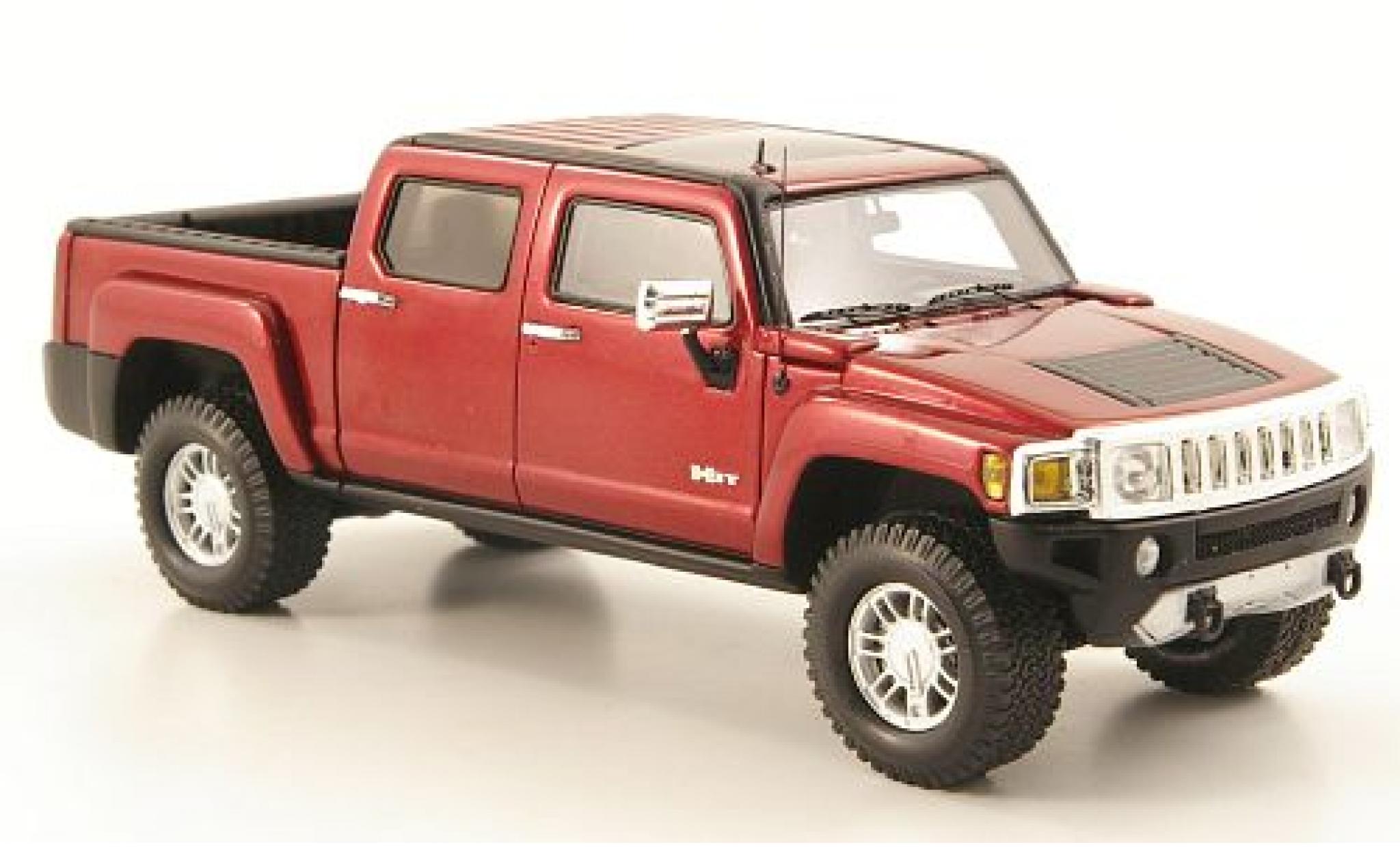 Hummer H3 1/43 Luxury Collectibles T metallic rood 2008 modelauto