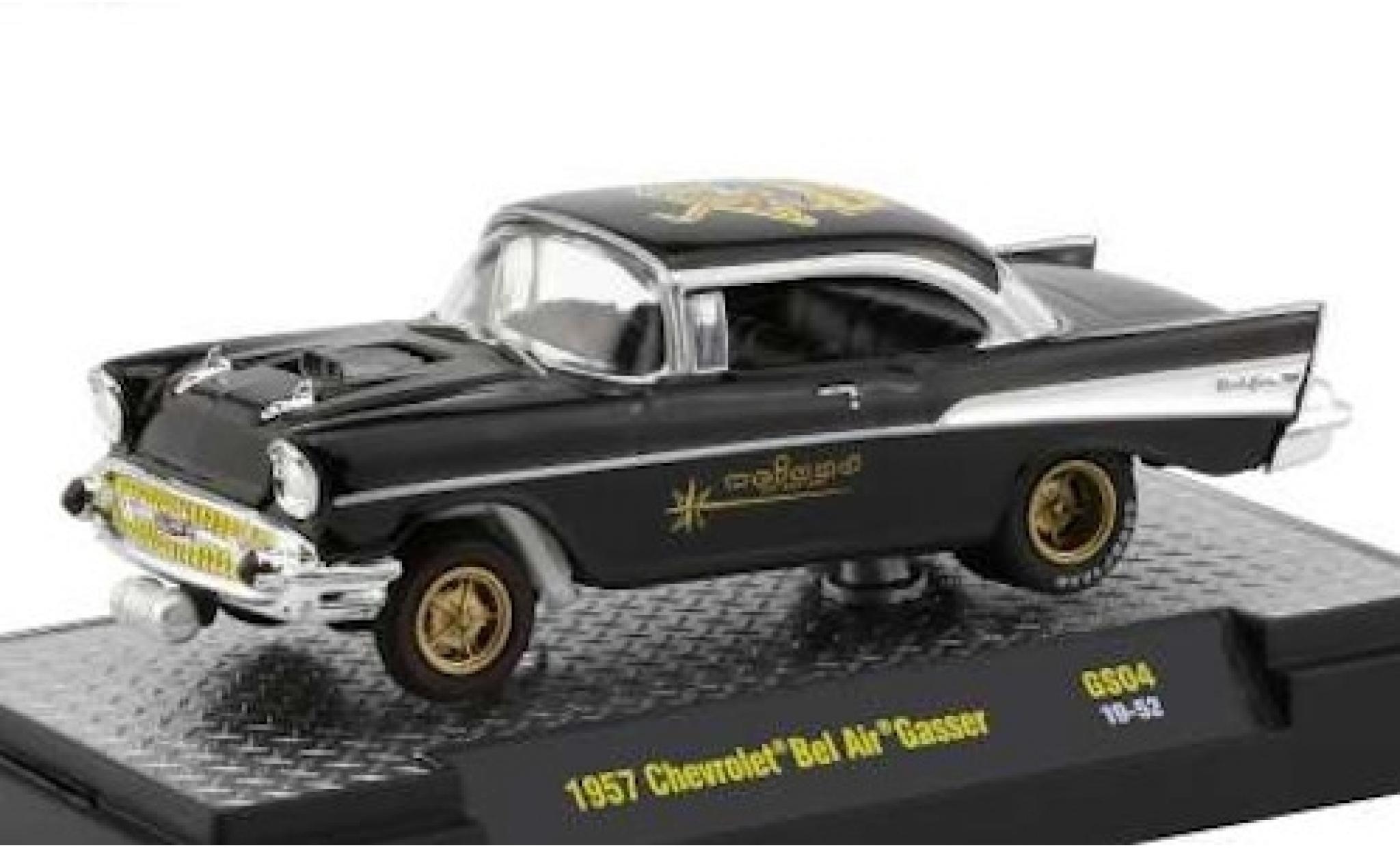 Chevrolet Bel Air 1/64 M2 Machines Gasser Weiand 1957 modelauto