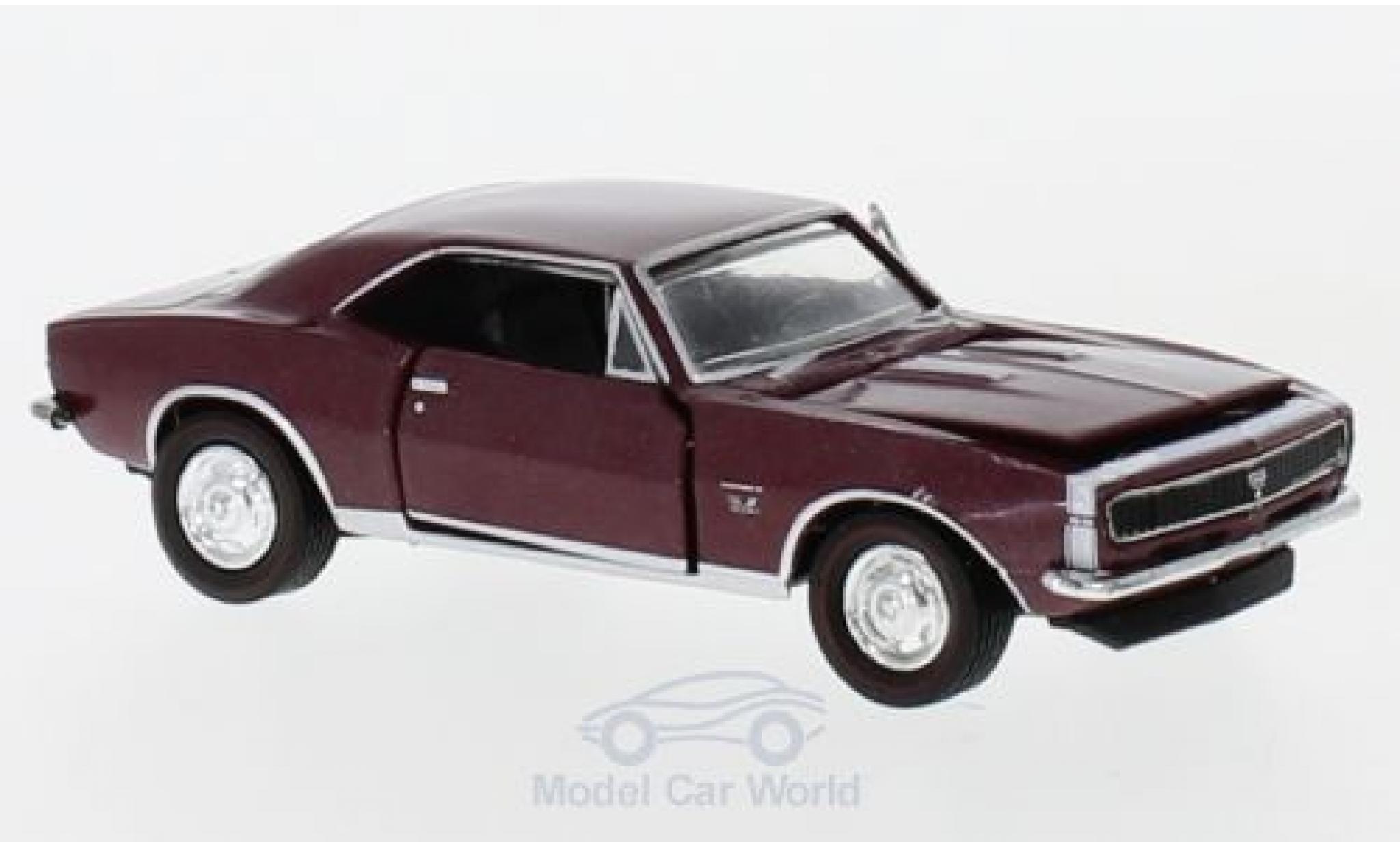 Chevrolet Camaro RS 1/64 M2 Machines SS/RS 396 metallic rood 1967 modelauto