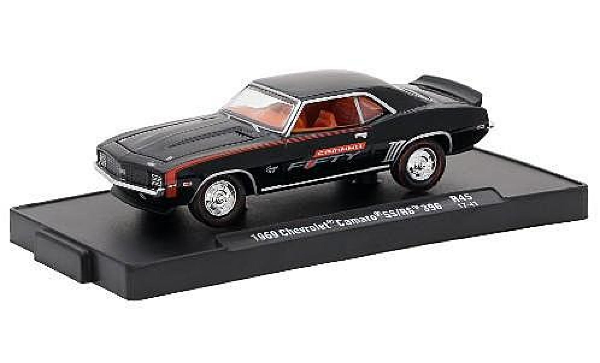 Chevrolet Camaro 1/64 M2 Machines SS/RS 396 zwart Fifty 1969 voiture-Drivers Release 45 modelauto