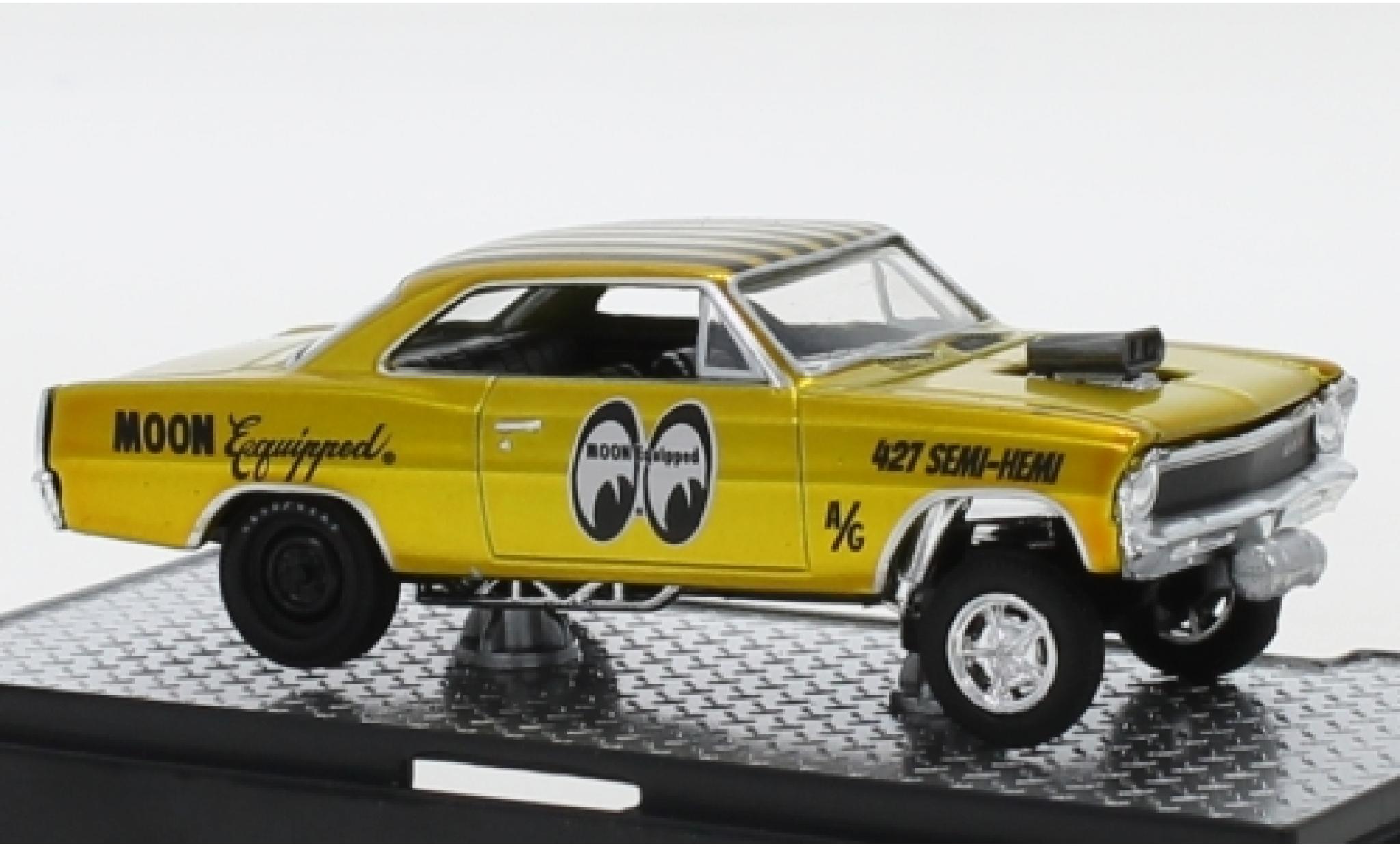 Chevrolet Nova 1/64 M2 Machines Gasser Tuning Mooneyes - Moon Equipped 1967 modelauto