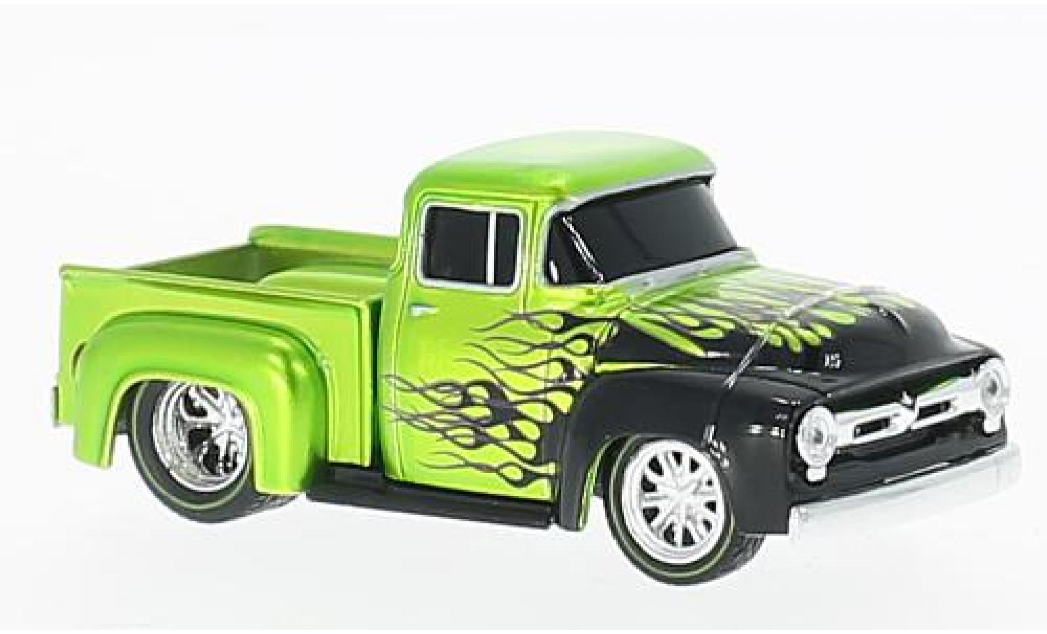 Ford F-1 1/64 M2 Machines 00 groen/Dekor 1956 Ground Pounders Release 16 modelauto