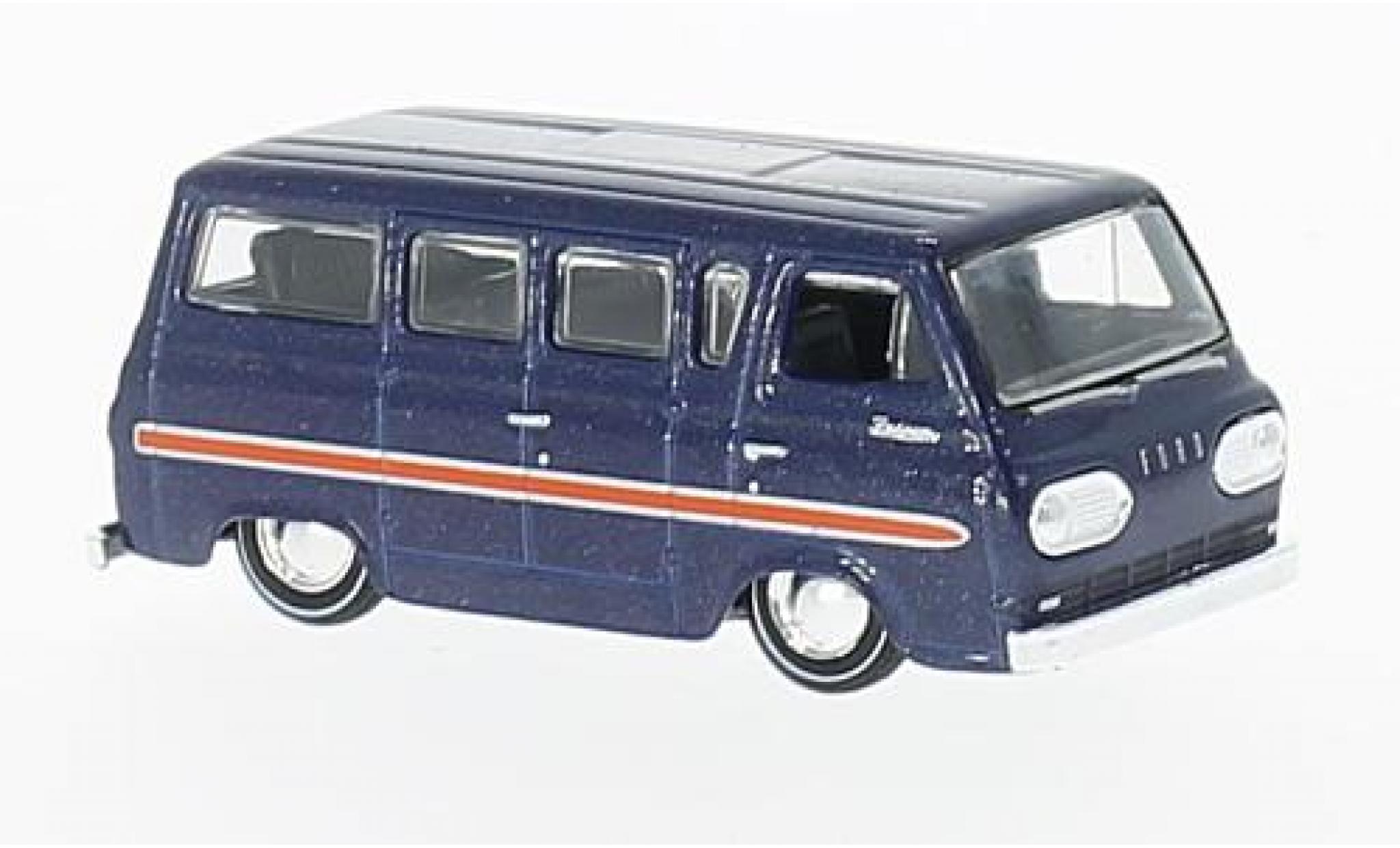 Ford Falcon 1/64 M2 Machines Club Wagon metallic blauw 1965 modelauto