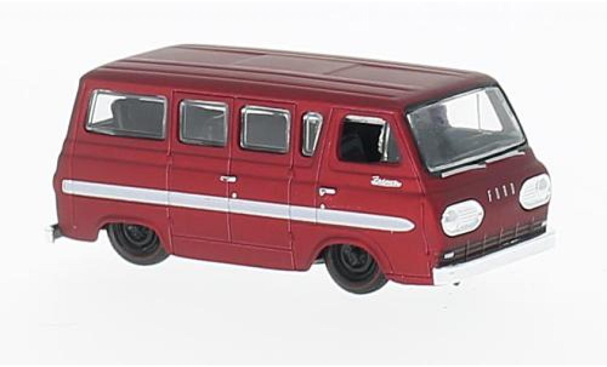 Ford Falcon 1/64 M2 Machines Club Wagon rood 1965 modelauto