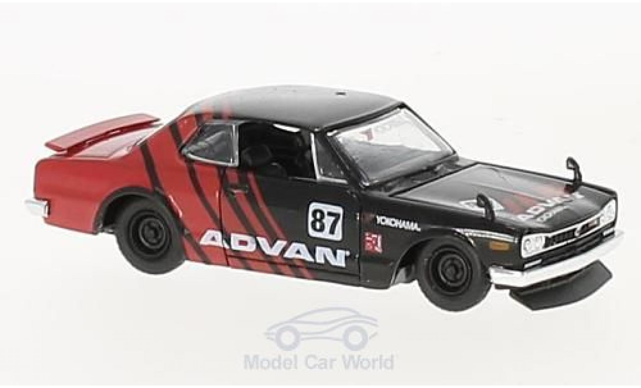 Nissan Skyline 1/64 M2 Machines GT-R No.87 Advan 1971 modelauto