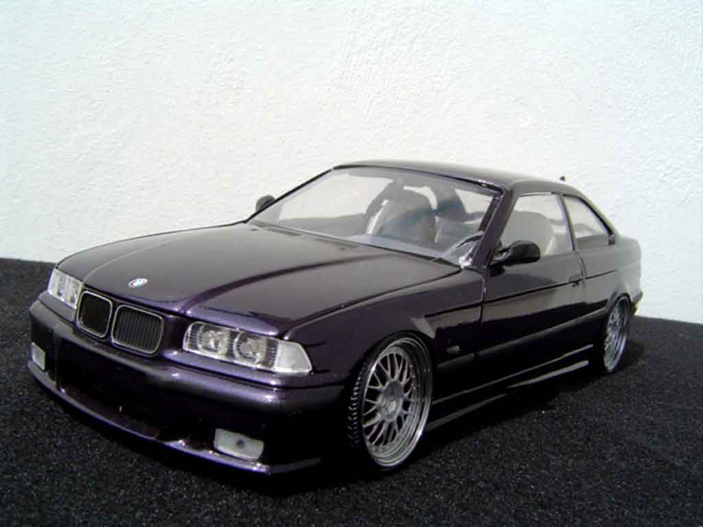 Bmw M3 coupe E36 peinture techno violet 1/18 Ut Models
