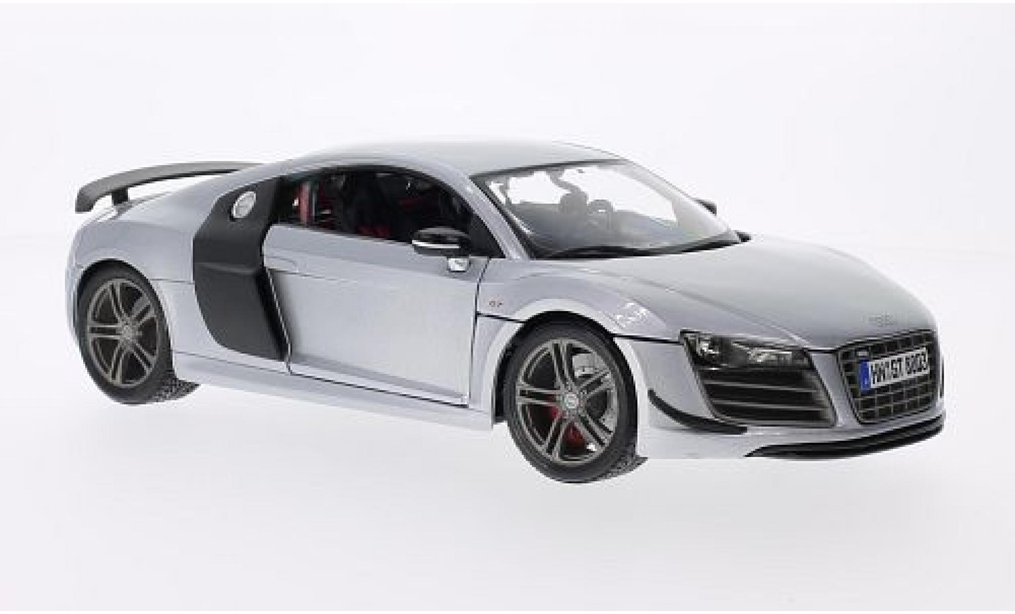 Audi R8 1/18 Maisto GT grijs/carbon modelauto
