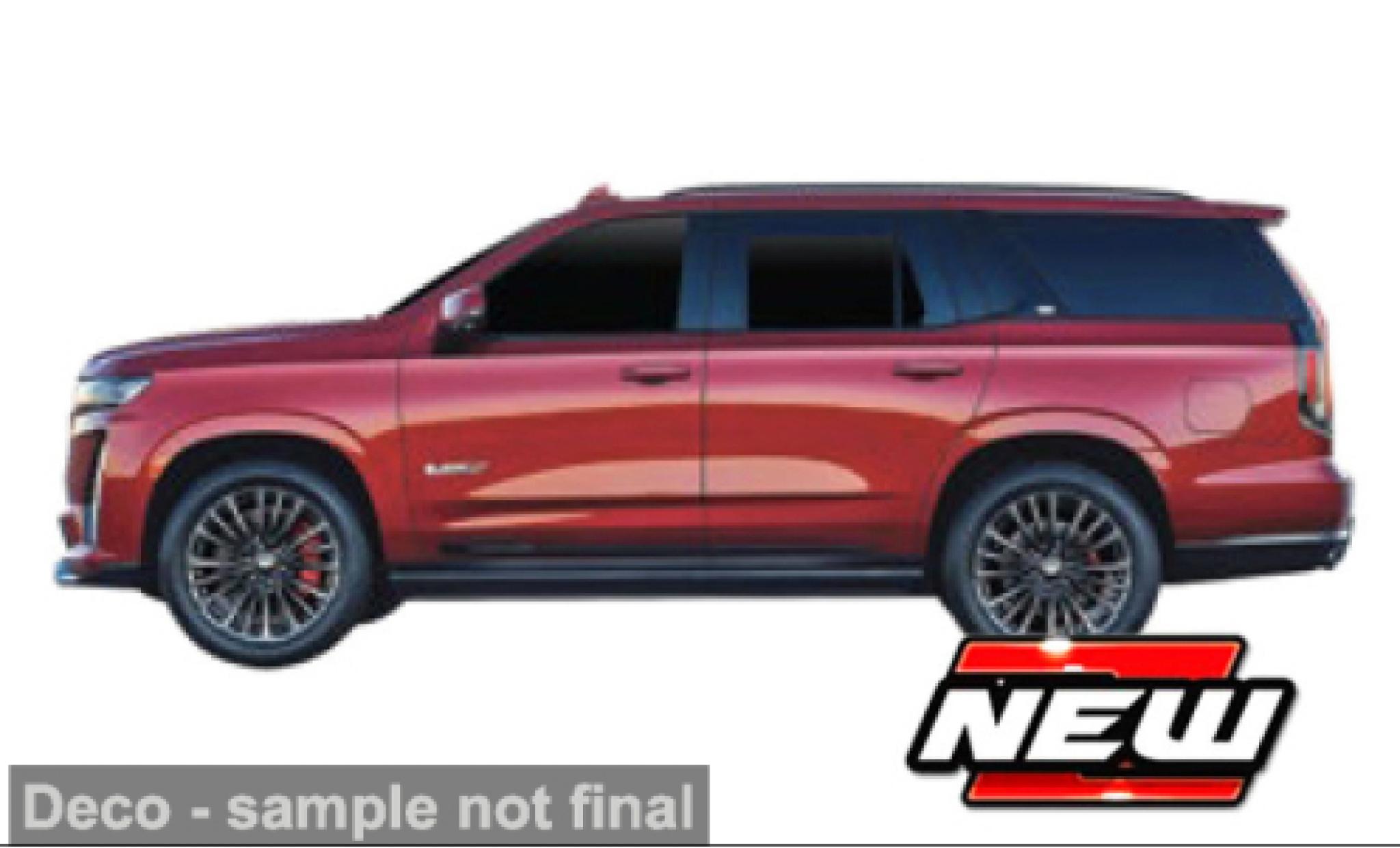 Cadillac Escalade 1/64 Maisto -V rood 2024 1:64 modelauto