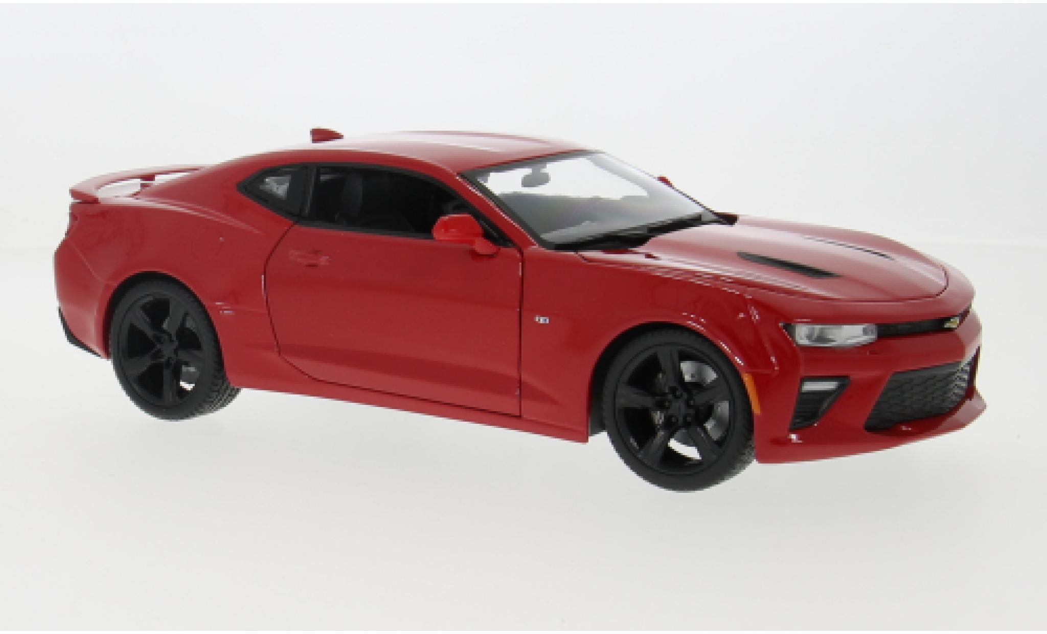 Chevrolet Camaro 1/18 Maisto SS rood 2016 1:18 modelauto