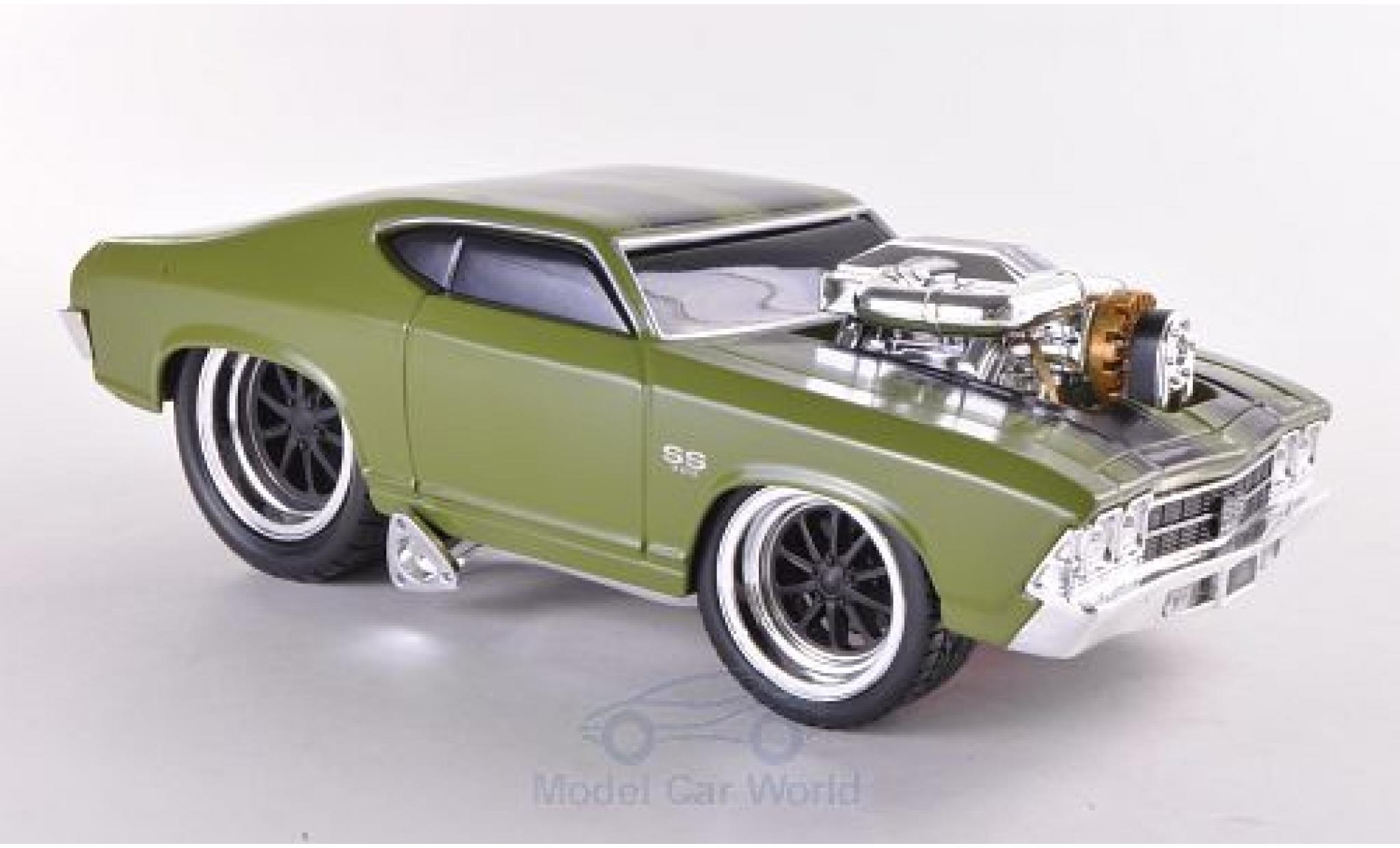 Chevrolet Chevelle 1969 1/24 Maisto SS oliv 1969 modelauto