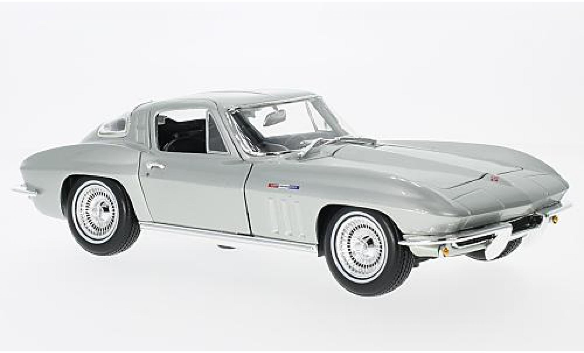 Chevrolet Corvette 1/18 Maisto grijs 1965 sans Vitrine modelauto