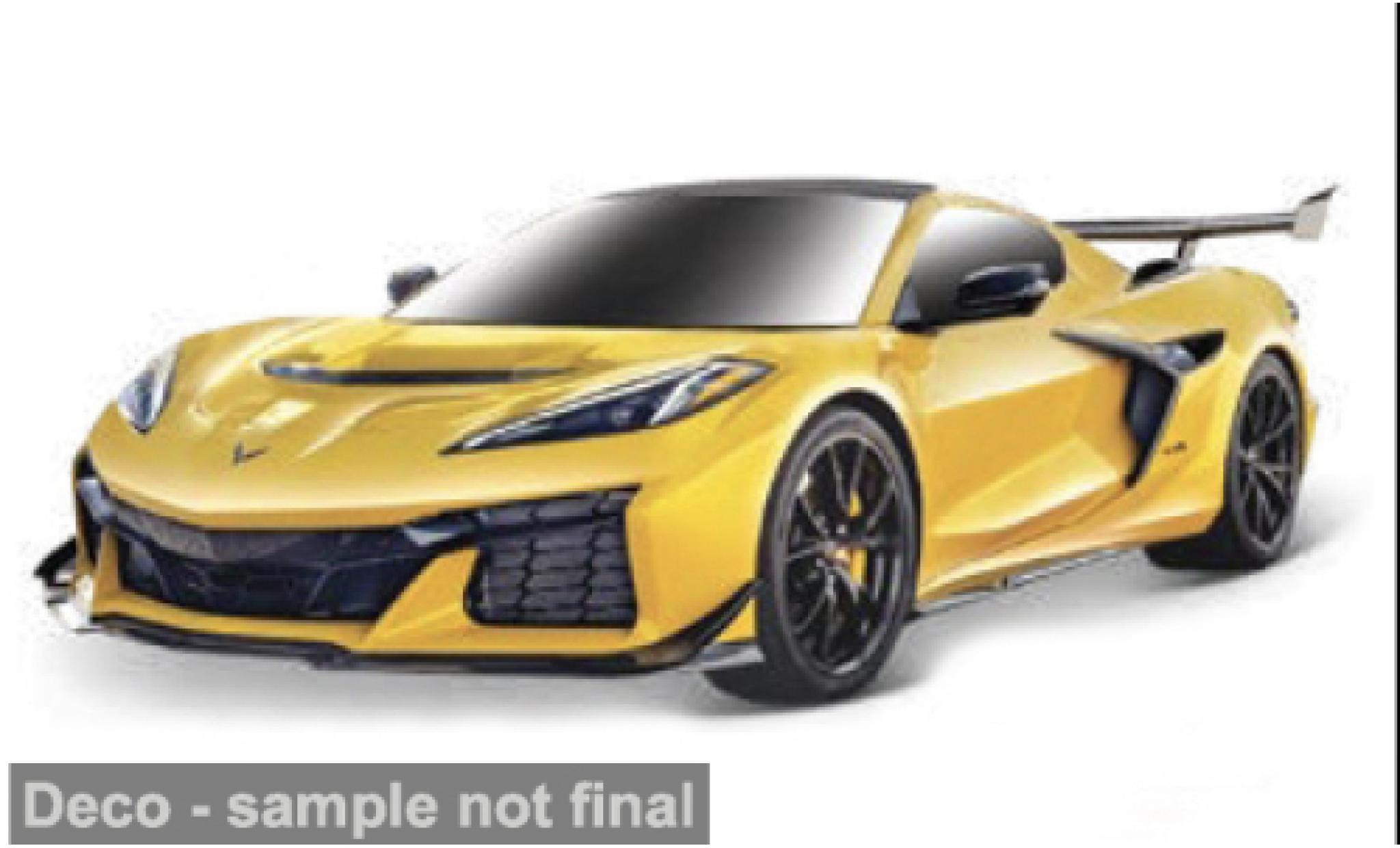 Chevrolet Corvette 1/43 Maisto ZR1 geel 2025 1:43 modelauto