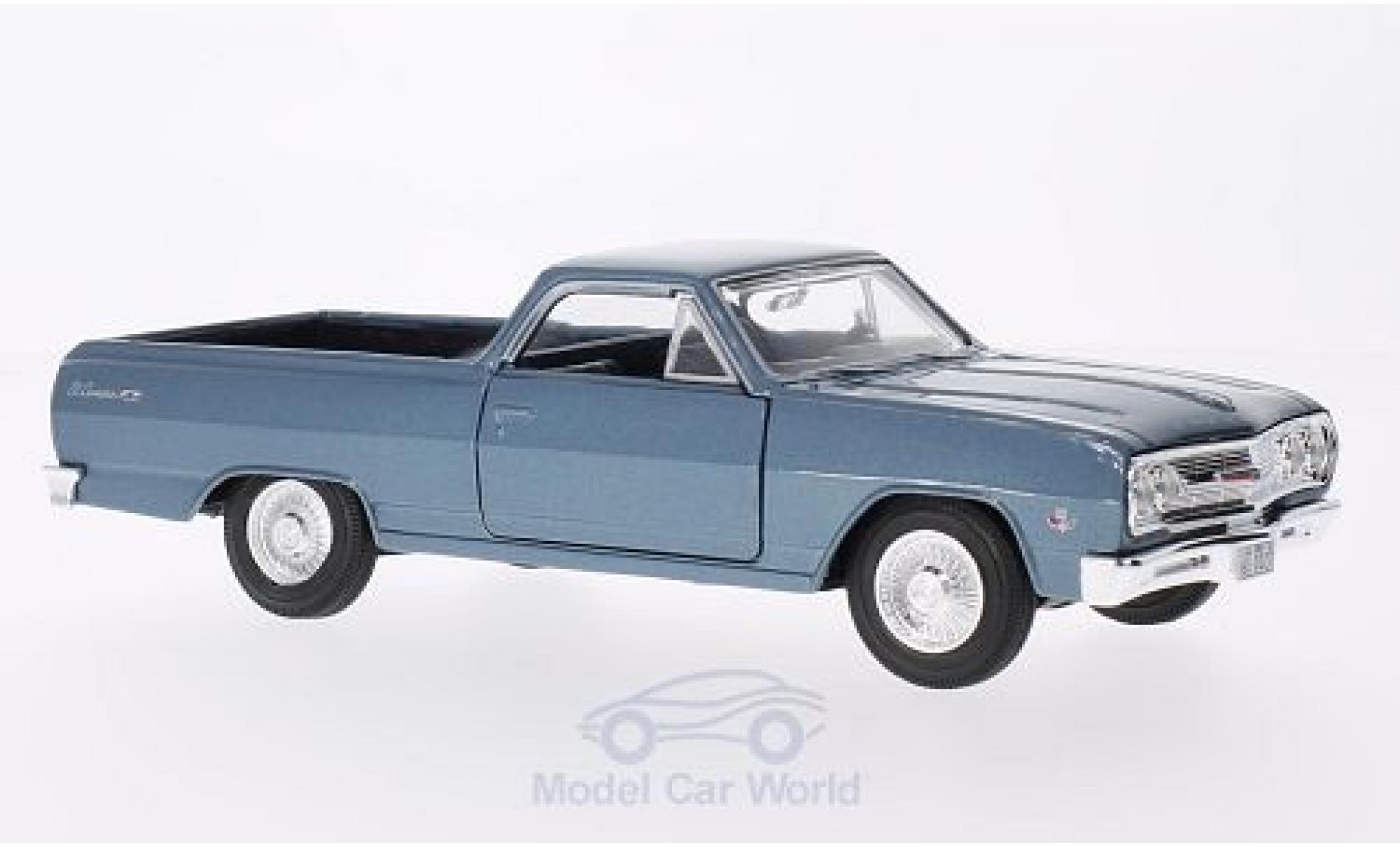 Chevrolet El Camino 1/24 Maisto metallic blauw 1965 modelauto