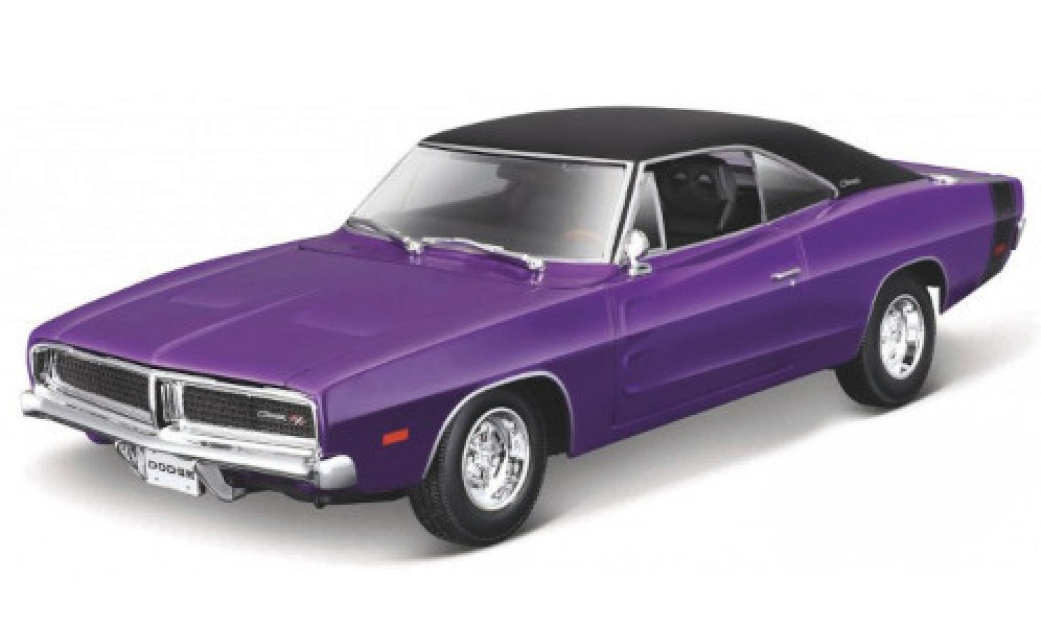 Dodge Charger 1/18 Maisto R/T oranje 1969 modelauto
