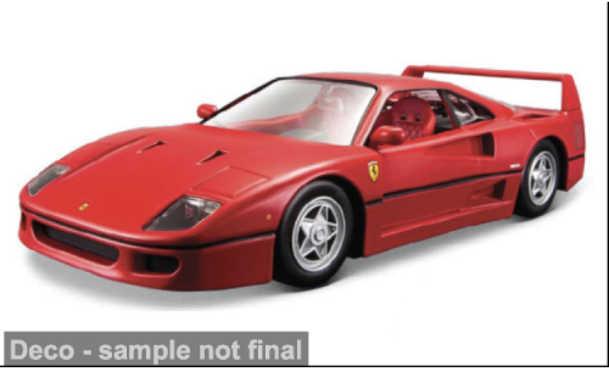 Ferrari F40 1/64 Maisto rood 1995 1:64 modelauto
