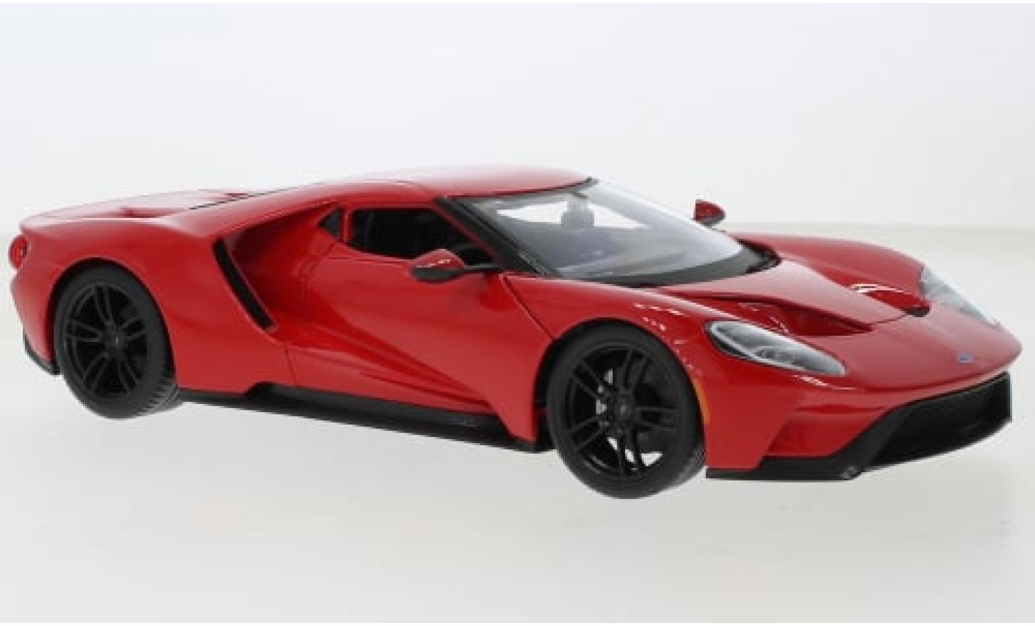 Ford GT 1/18 Maisto rood 2017 1:18 modelauto