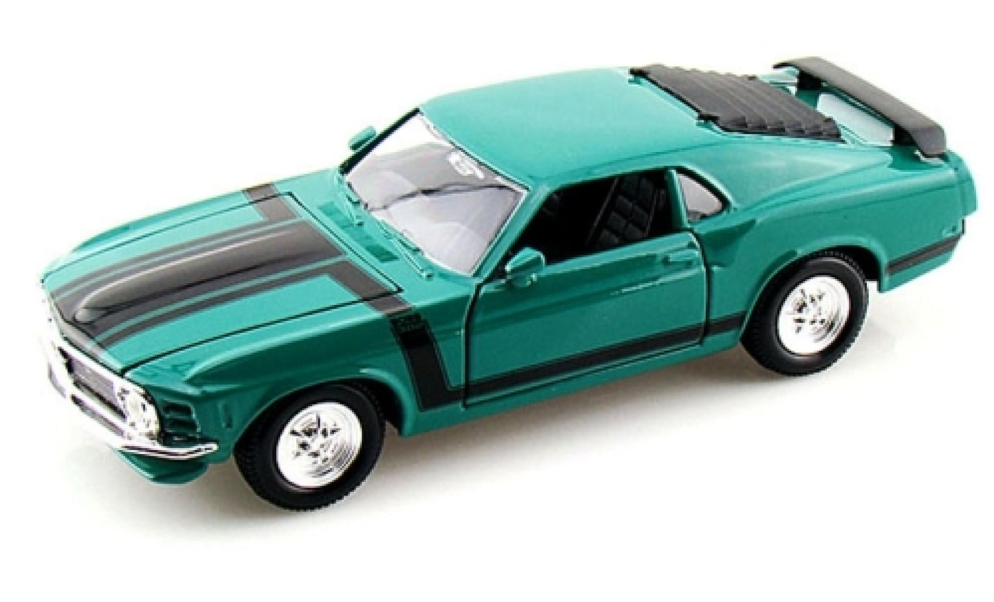 Ford Mustang 1/24 Maisto Boss 302 groen 1970 modelauto