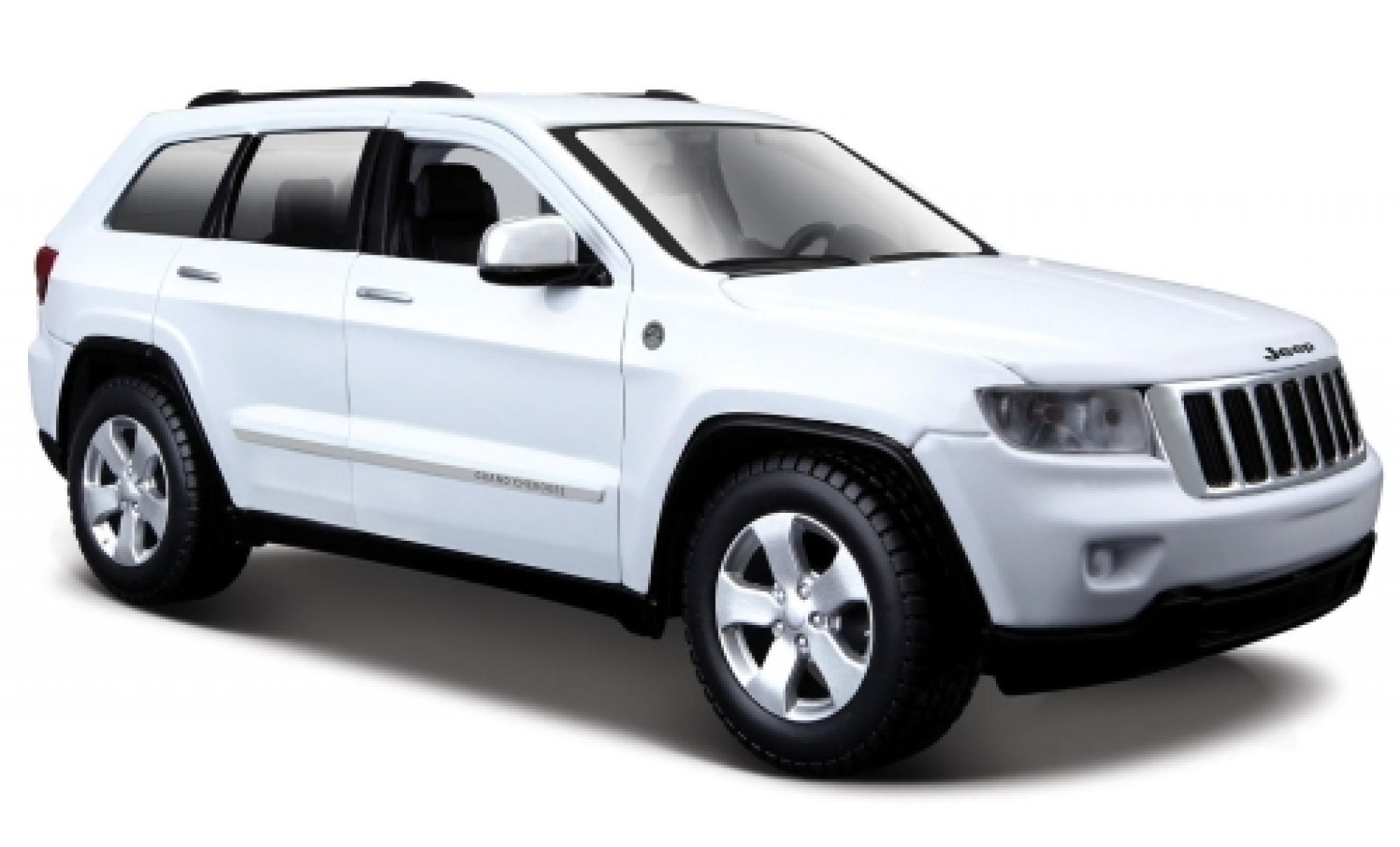 Jeep Grand Cherokee 1/24 Maisto Laredo wit modelauto